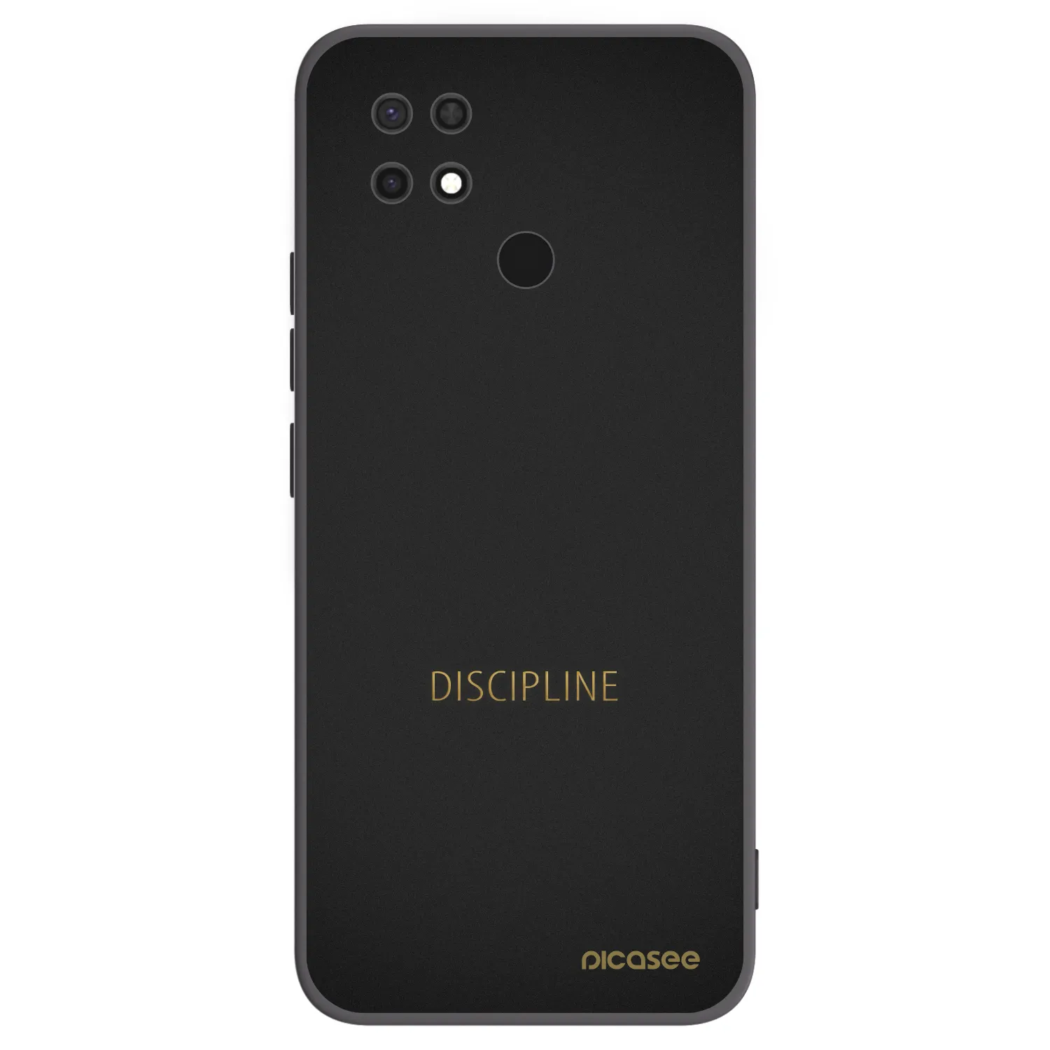 Picasee fekete szilikon tok az alábbi mobiltelefonokra Xiaomi Redmi 10C - Discipline