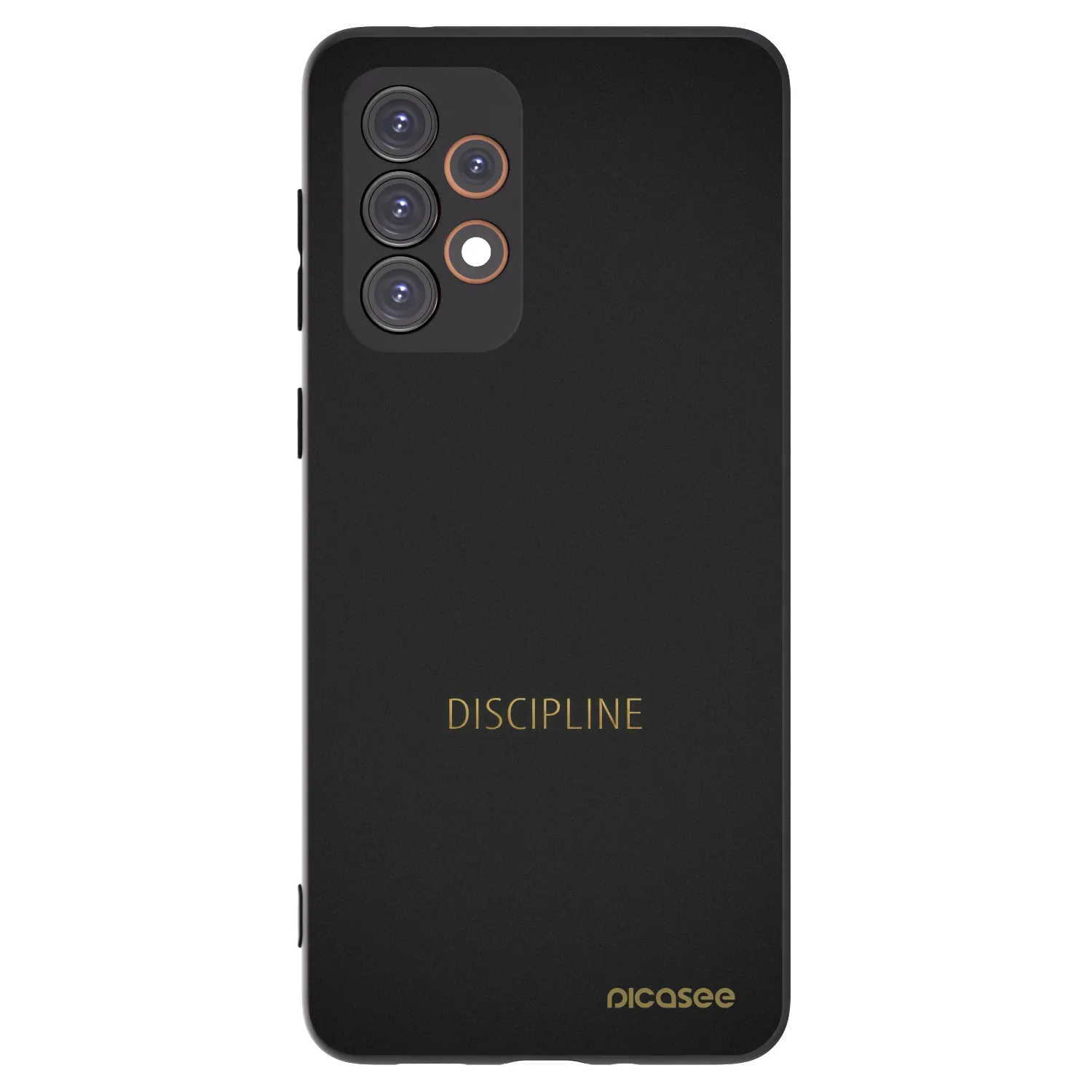 Picasee fekete szilikon tok az alábbi mobiltelefonokra Samsung Galaxy A33 5G A336 - Discipline