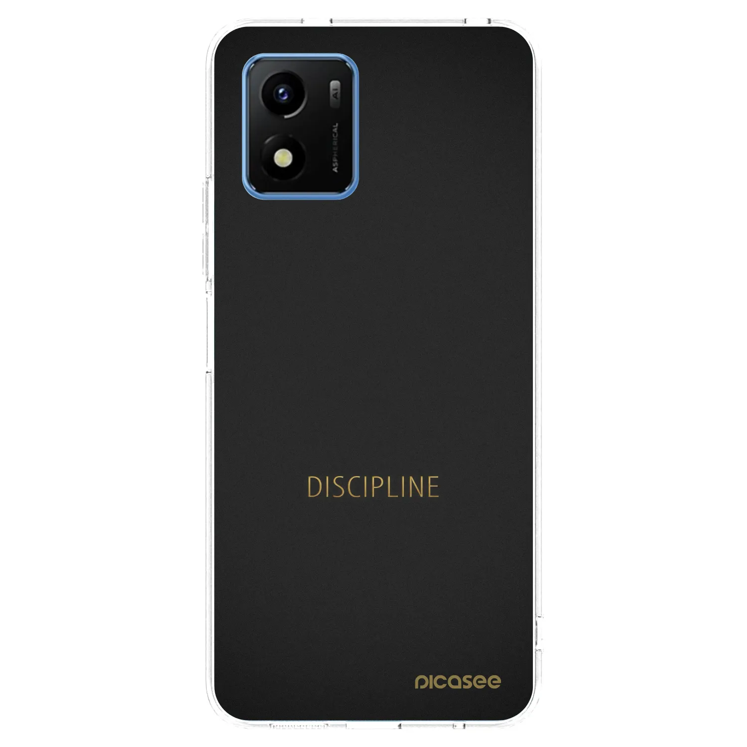 Picasee átlátszó szilikon tok az alábbi mobiltelefonokra Vivo Y01 - Discipline