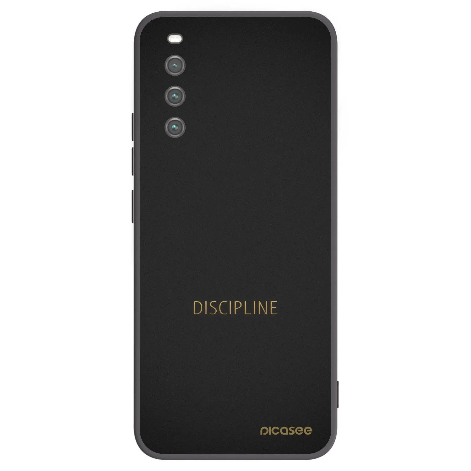 Picasee fekete szilikon tok az alábbi mobiltelefonokra Sony Xperia 10 IV 5G - Discipline