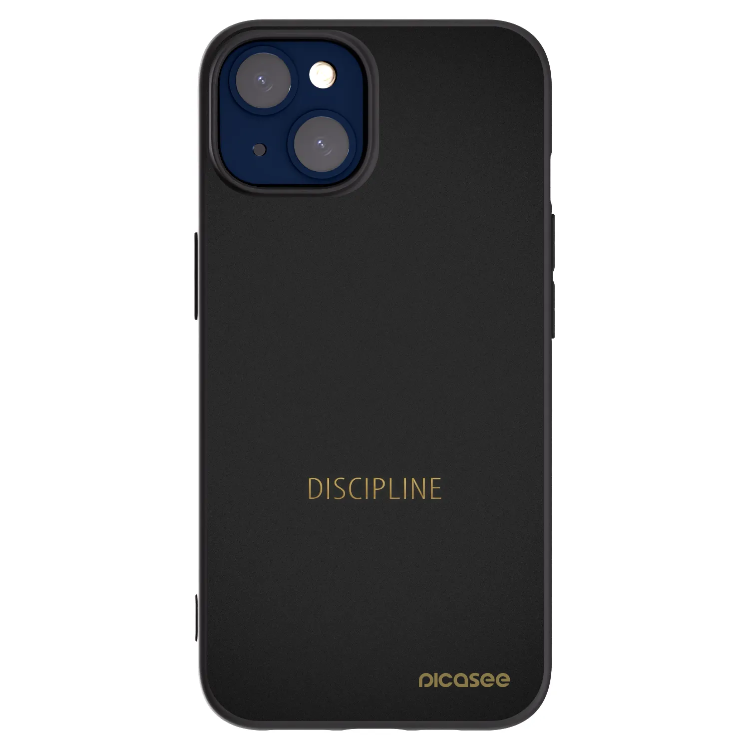 Picasee fekete szilikon tok az alábbi mobiltelefonokra Apple iPhone 14 - Discipline