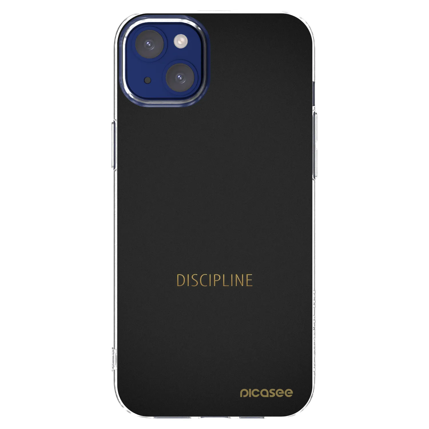 Picasee átlátszó szilikon tok az alábbi mobiltelefonokra Apple iPhone 14 Plus - Discipline