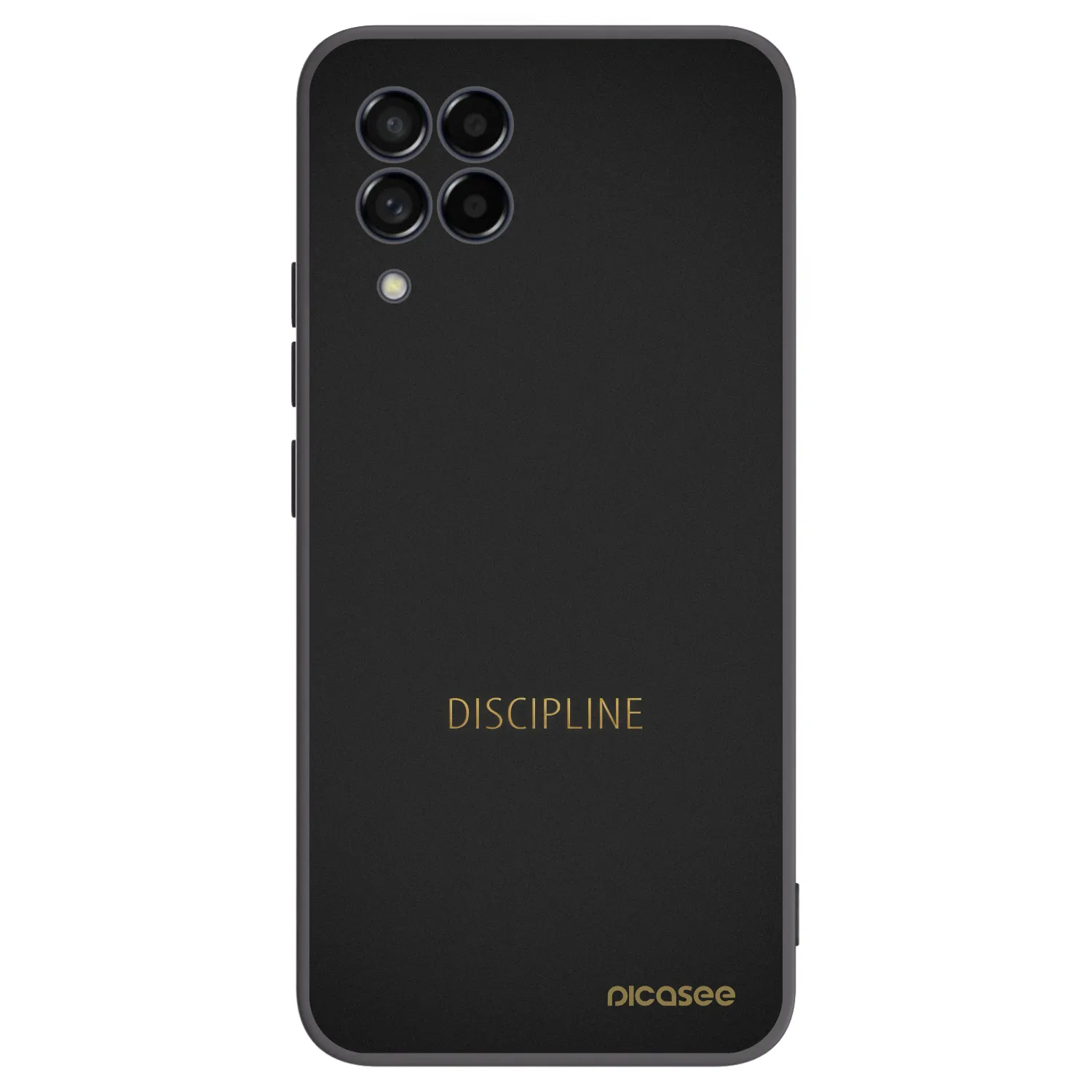 Picasee fekete szilikon tok az alábbi mobiltelefonokra Samsung Galaxy M53 5G - Discipline