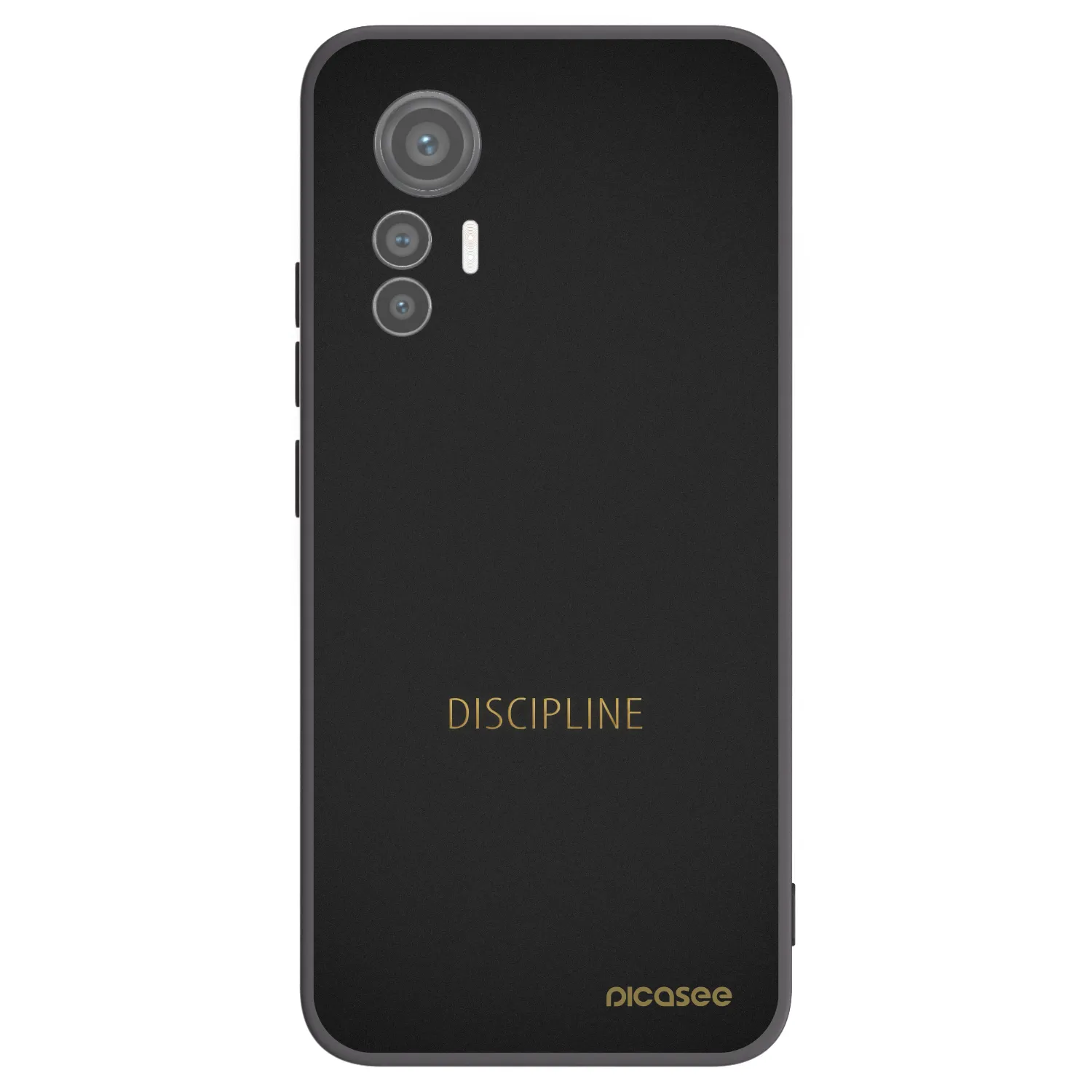 Picasee fekete szilikon tok az alábbi mobiltelefonokra Xiaomi 12 Lite - Discipline