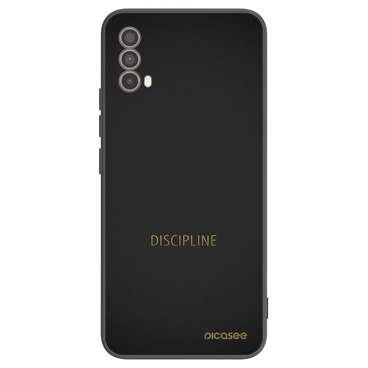 Picasee fekete szilikon tok az alábbi mobiltelefonokra Motorola Moto E40 - Discipline
