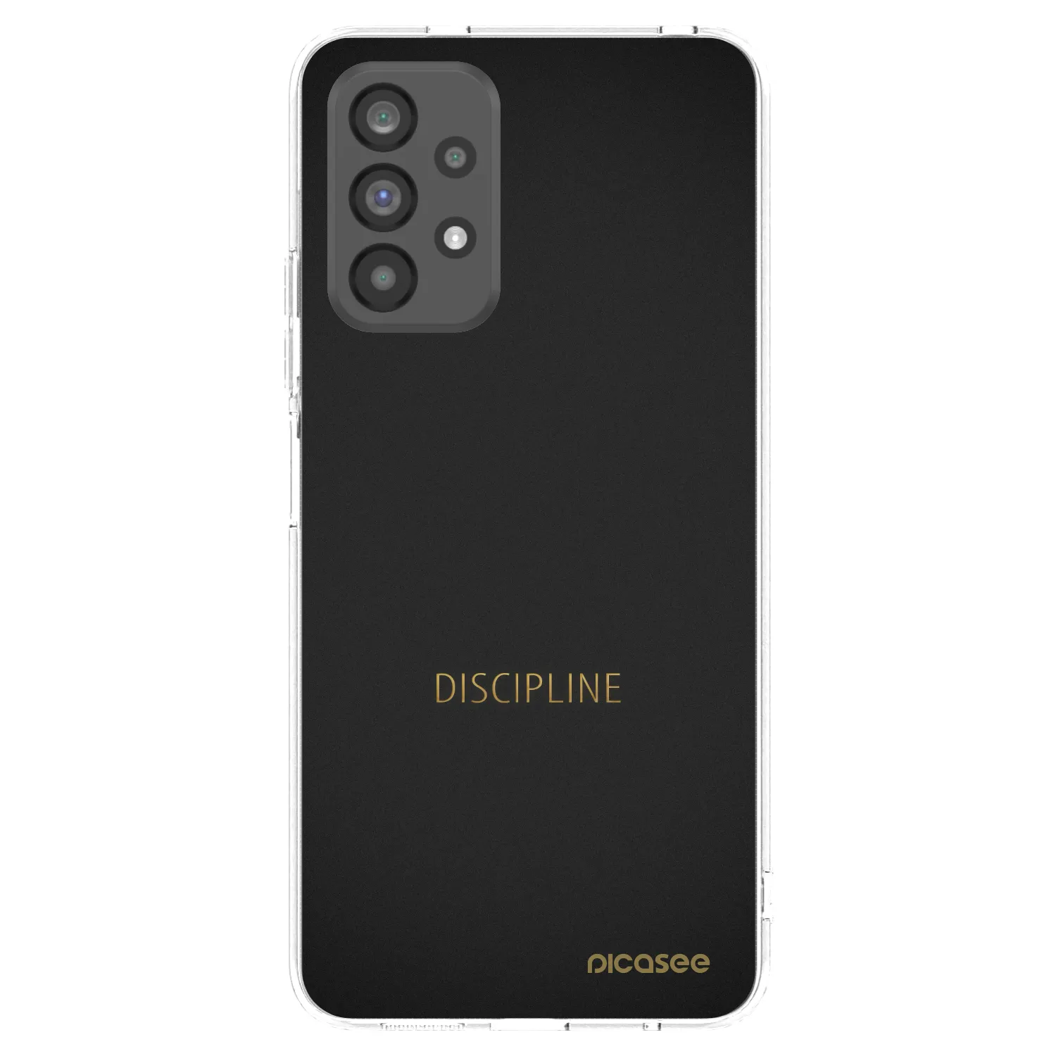 Picasee átlátszó szilikon tok az alábbi mobiltelefonokra Samsung Galaxy A73 5G - Discipline