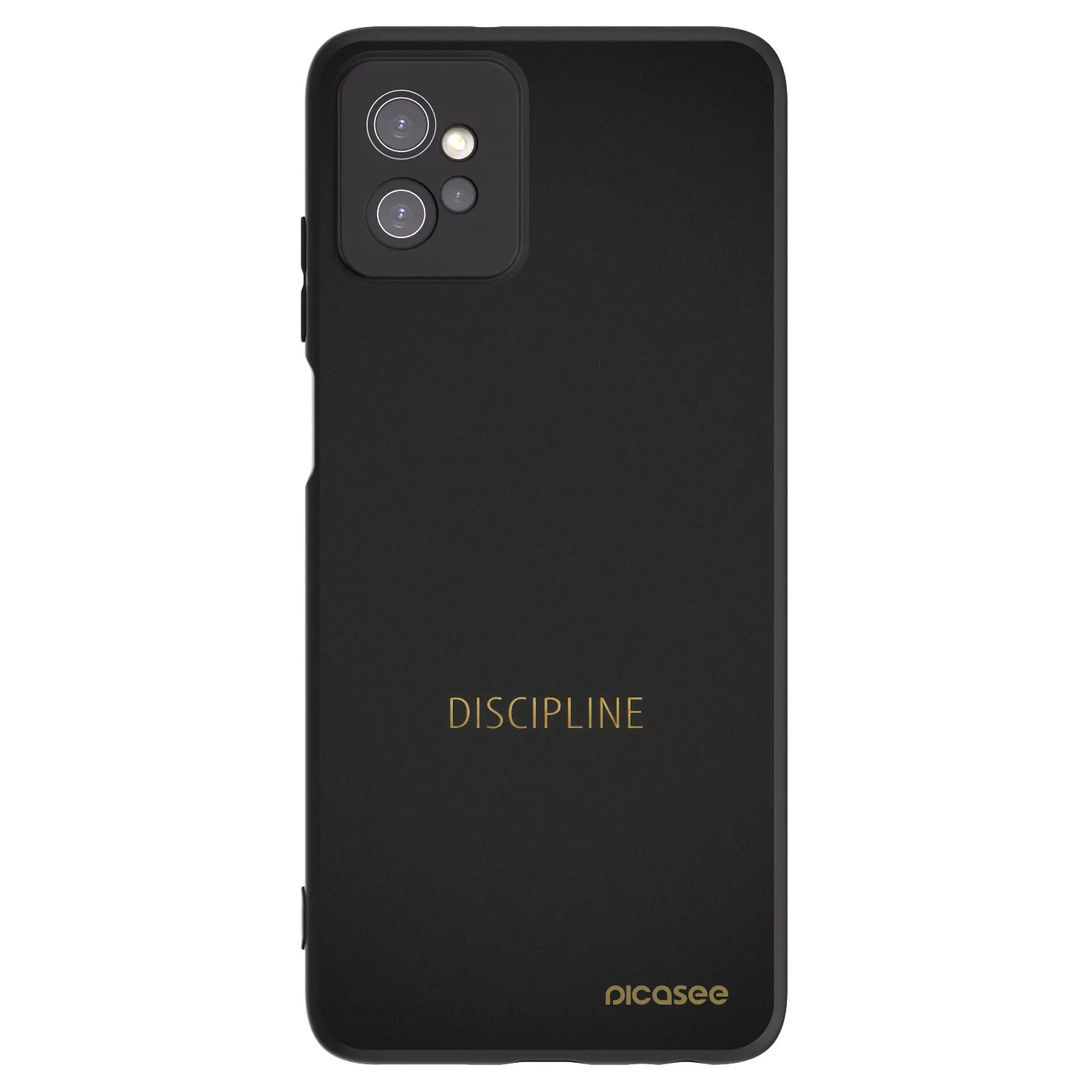 Picasee fekete szilikon tok az alábbi mobiltelefonokra Motorola Moto G32 - Discipline