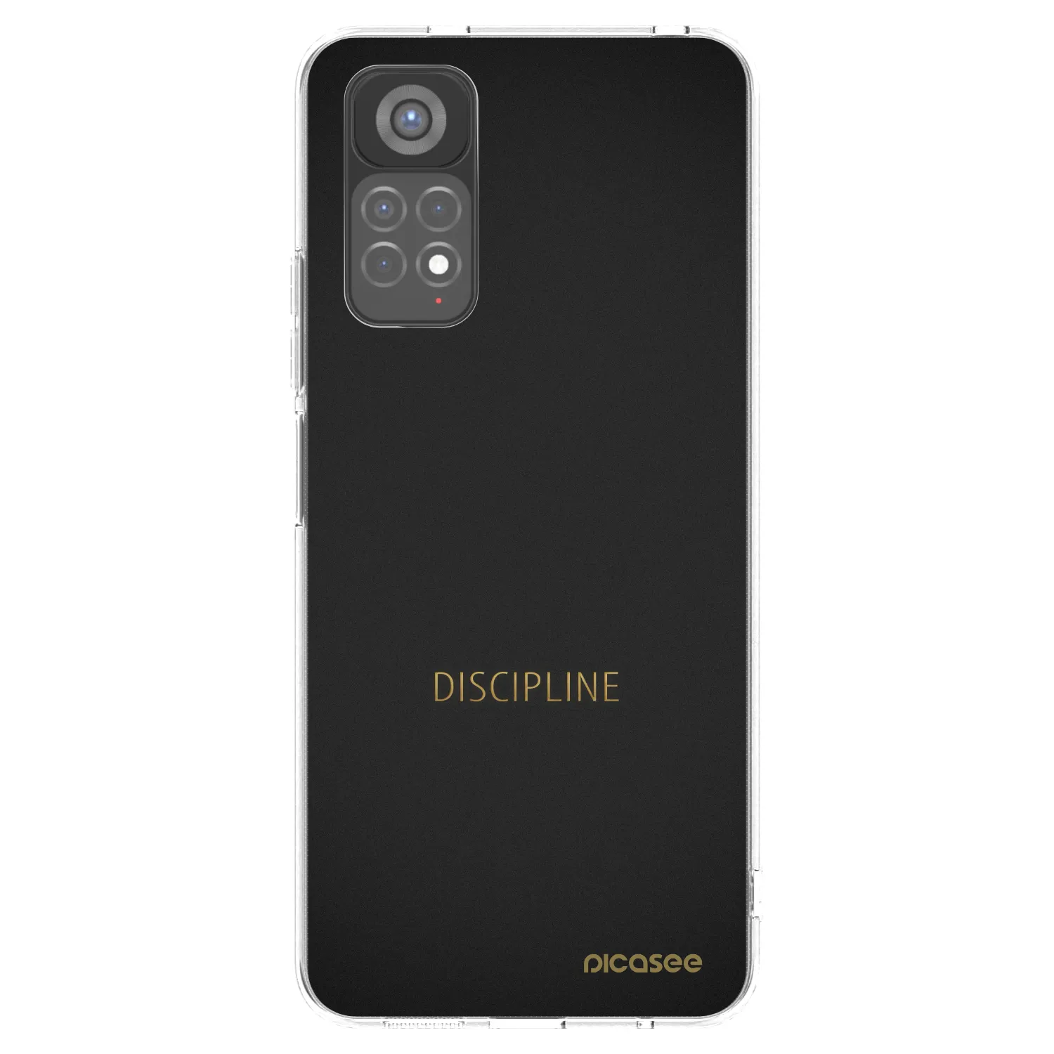 Picasee átlátszó szilikon tok az alábbi mobiltelefonokra Xiaomi Redmi Note 11S 5G - Discipline