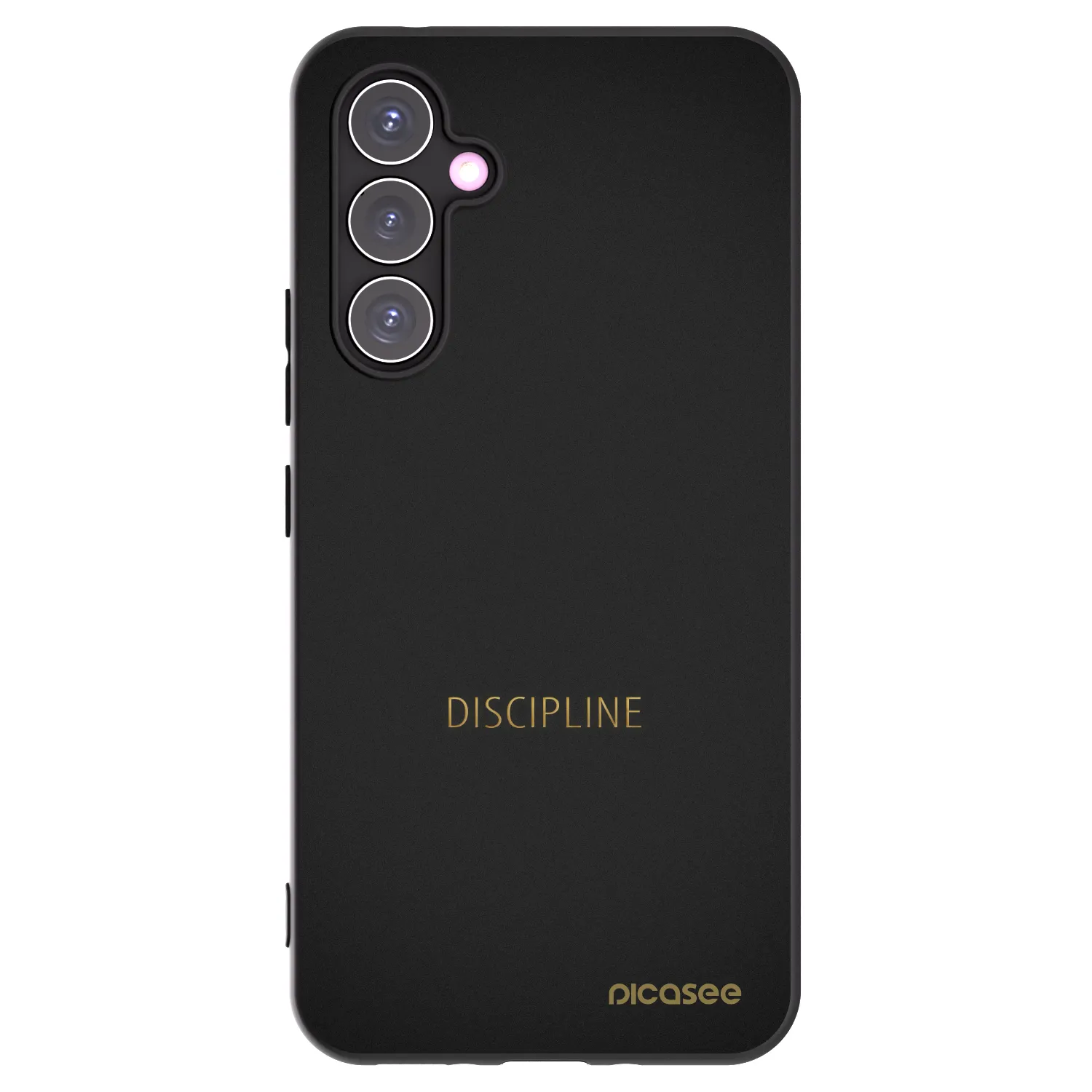 Picasee fekete szilikon tok az alábbi mobiltelefonokra Samsung Galaxy A54 5G A546B - Discipline