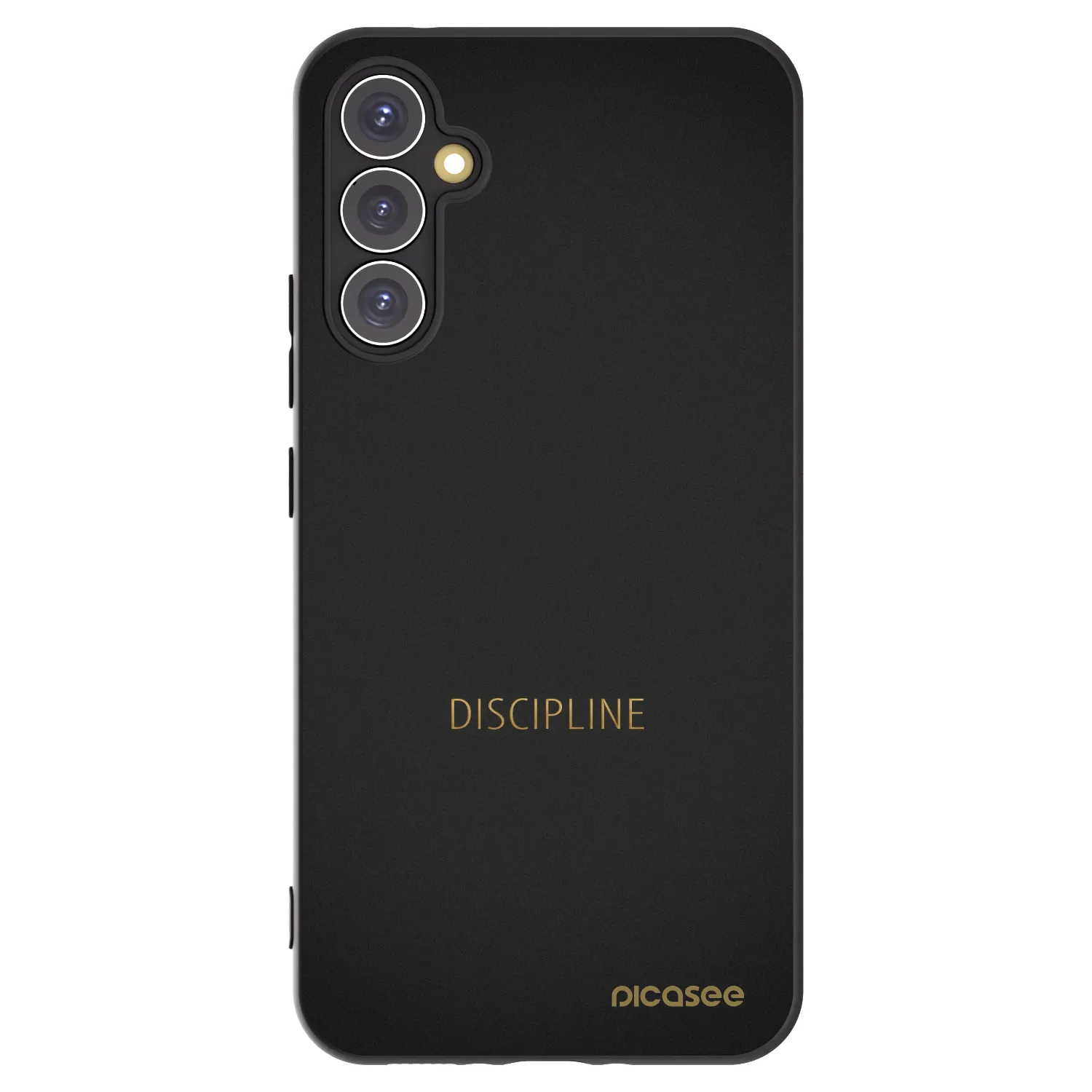 Picasee fekete szilikon tok az alábbi mobiltelefonokra Samsung Galaxy A34 5G A346B - Discipline