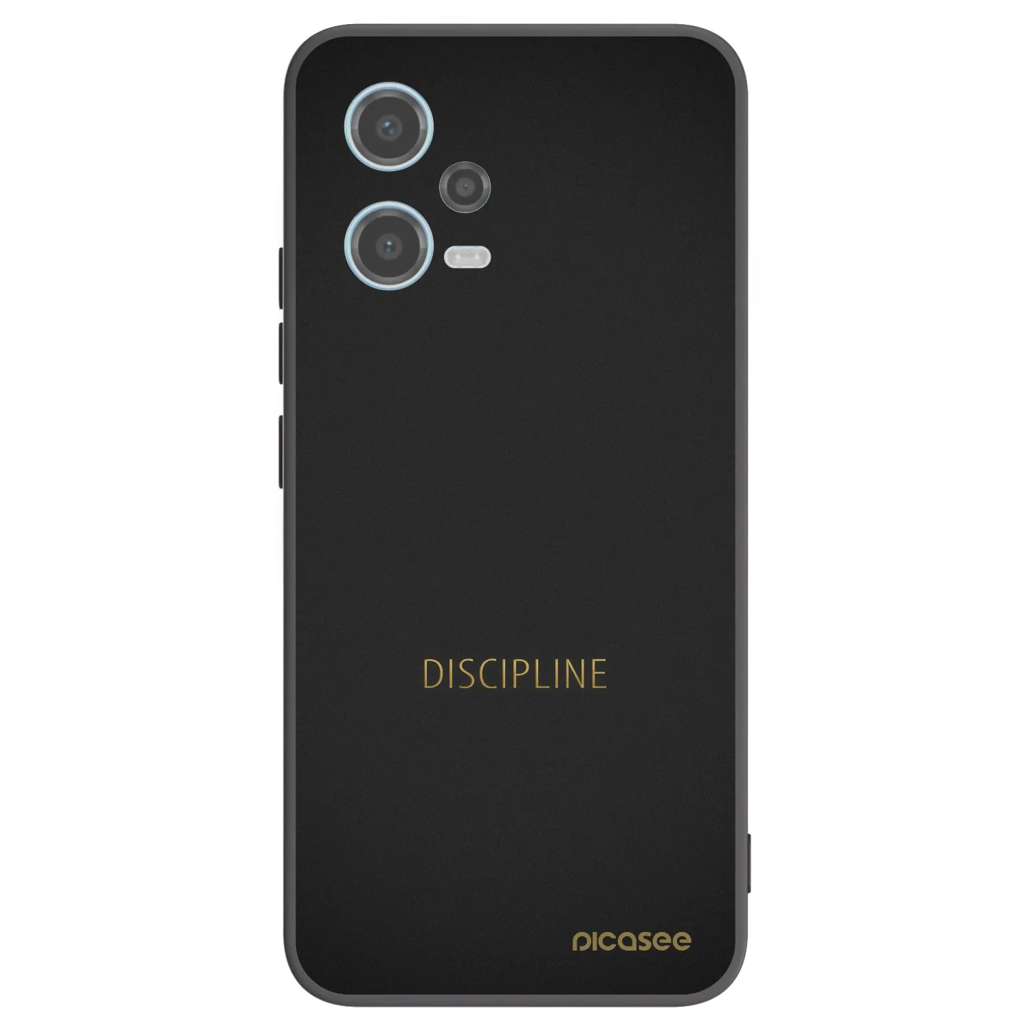 Picasee fekete szilikon tok az alábbi mobiltelefonokra Xiaomi Redmi Note 12 5G - Discipline