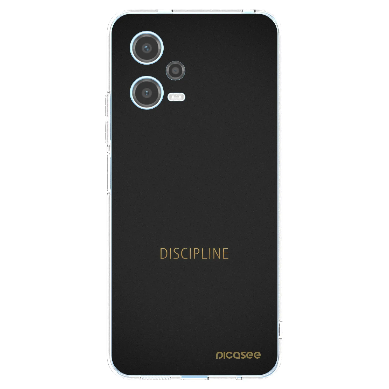 Picasee átlátszó szilikon tok az alábbi mobiltelefonokra Xiaomi Redmi Note 12 5G - Discipline