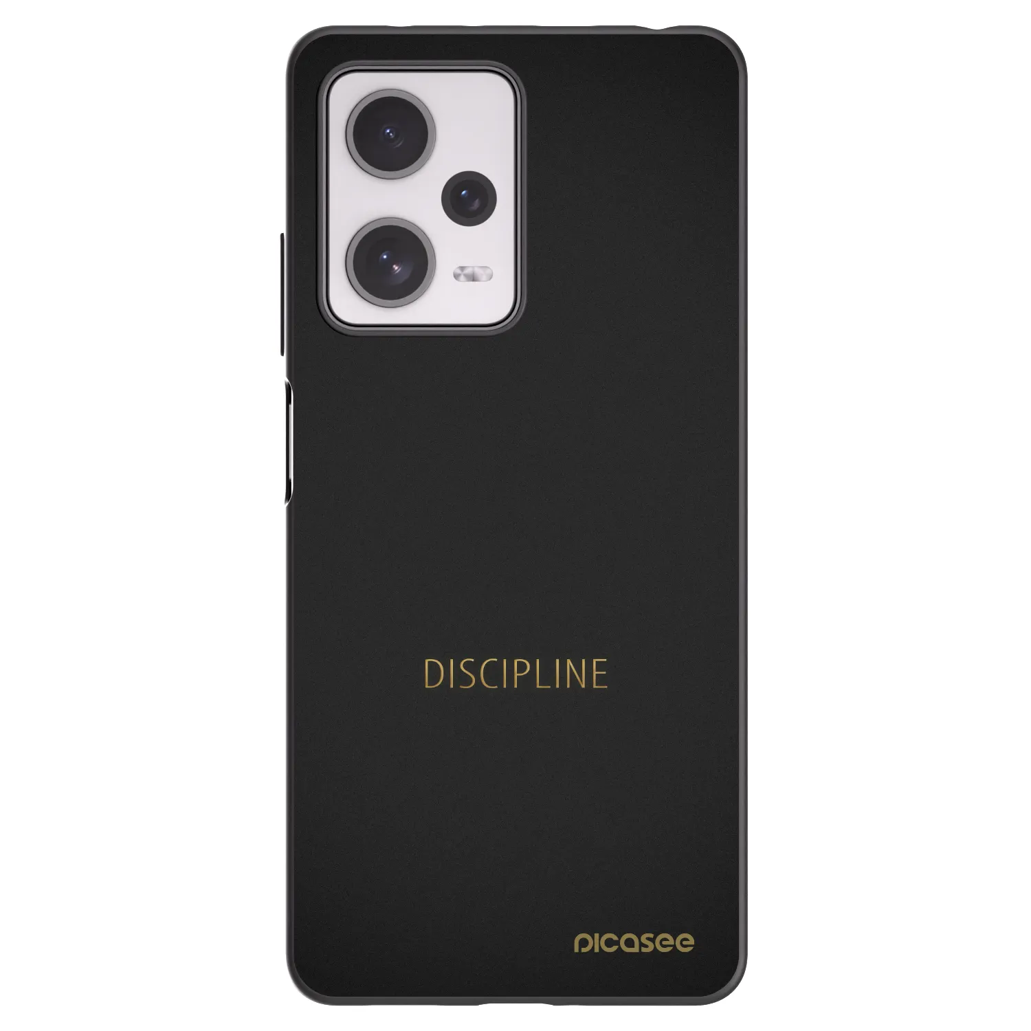 Picasee fekete szilikon tok az alábbi mobiltelefonokra Xiaomi Redmi Note 12 Pro+ 5G - Discipline