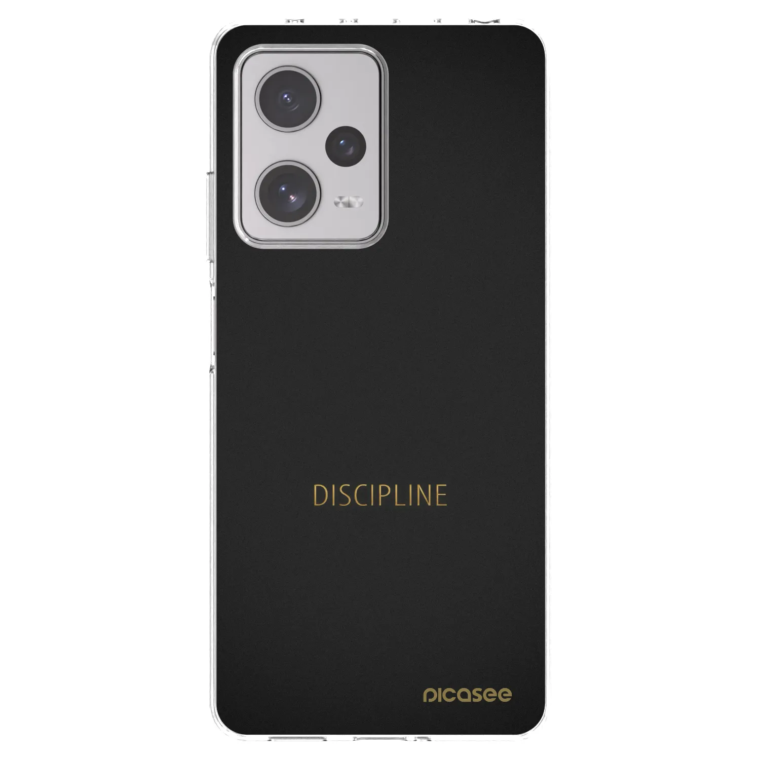 Picasee átlátszó szilikon tok az alábbi mobiltelefonokra Xiaomi Redmi Note 12 Pro+ 5G - Discipline