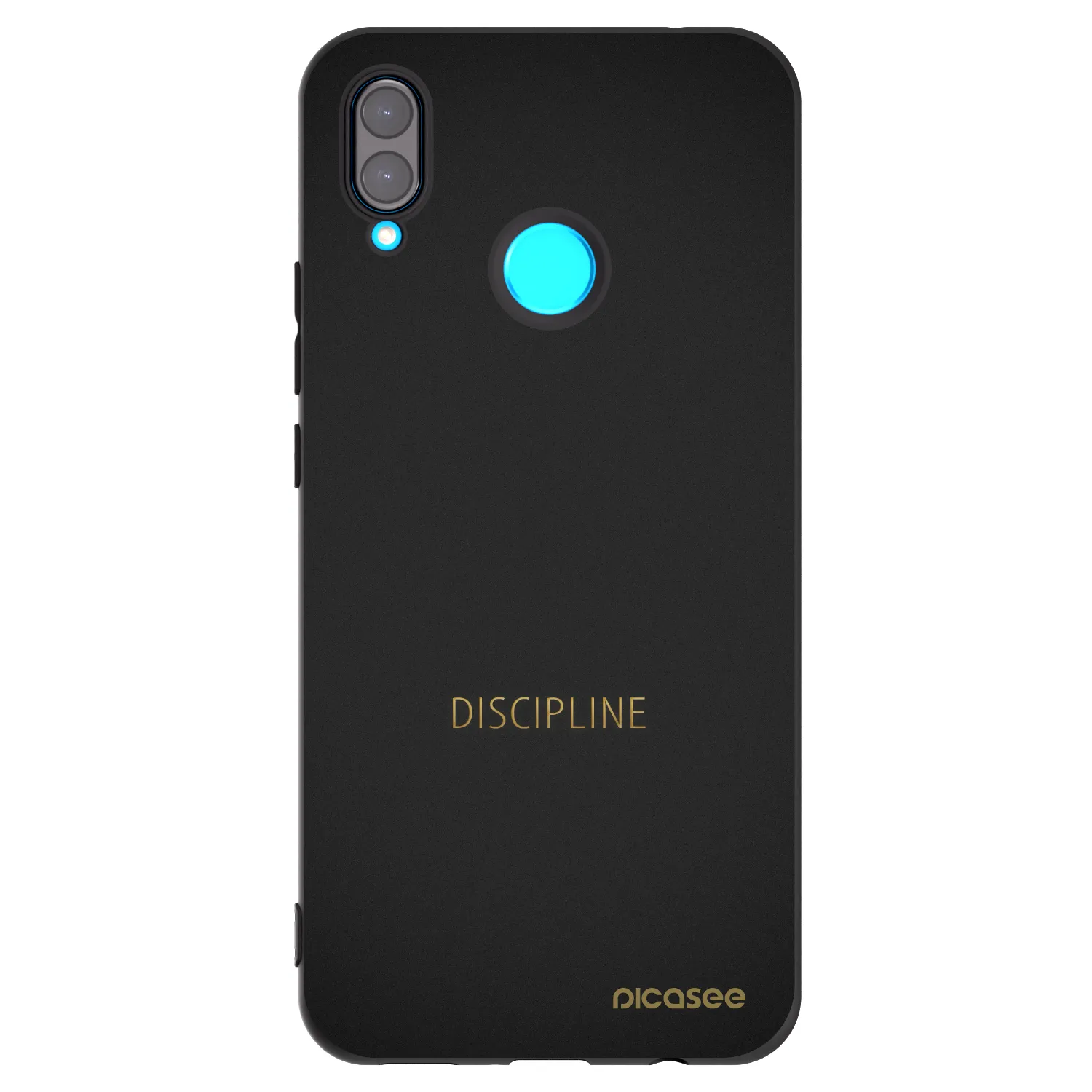 Picasee fekete szilikon tok az alábbi mobiltelefonokra Huawei Nova 3 - Discipline