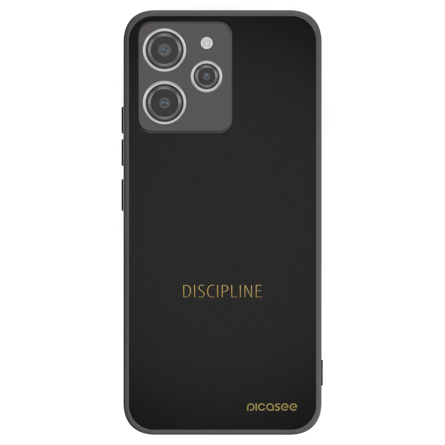 Picasee fekete szilikon tok az alábbi mobiltelefonokra Xiaomi Redmi 12 4G - Discipline