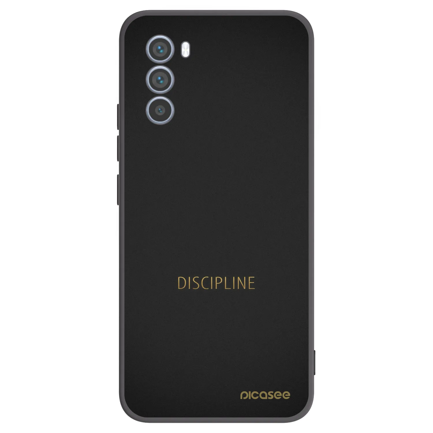 Picasee fekete szilikon tok az alábbi mobiltelefonokra Motorola Moto G62 - Discipline