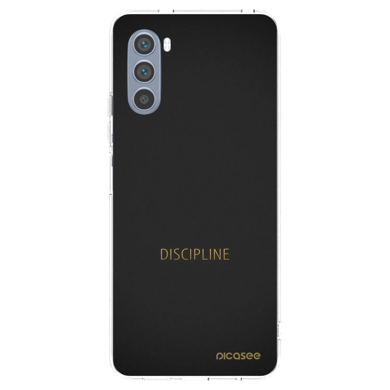 Picasee átlátszó szilikon tok az alábbi mobiltelefonokra Motorola Moto G62 - Discipline