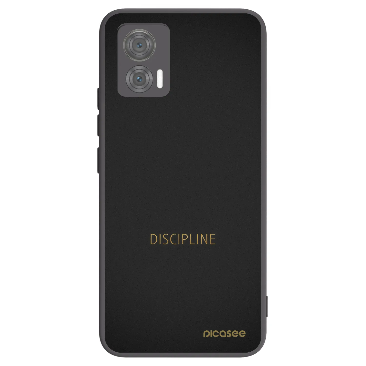 Picasee fekete szilikon tok az alábbi mobiltelefonokra Motorola Edge 30 Neo - Discipline