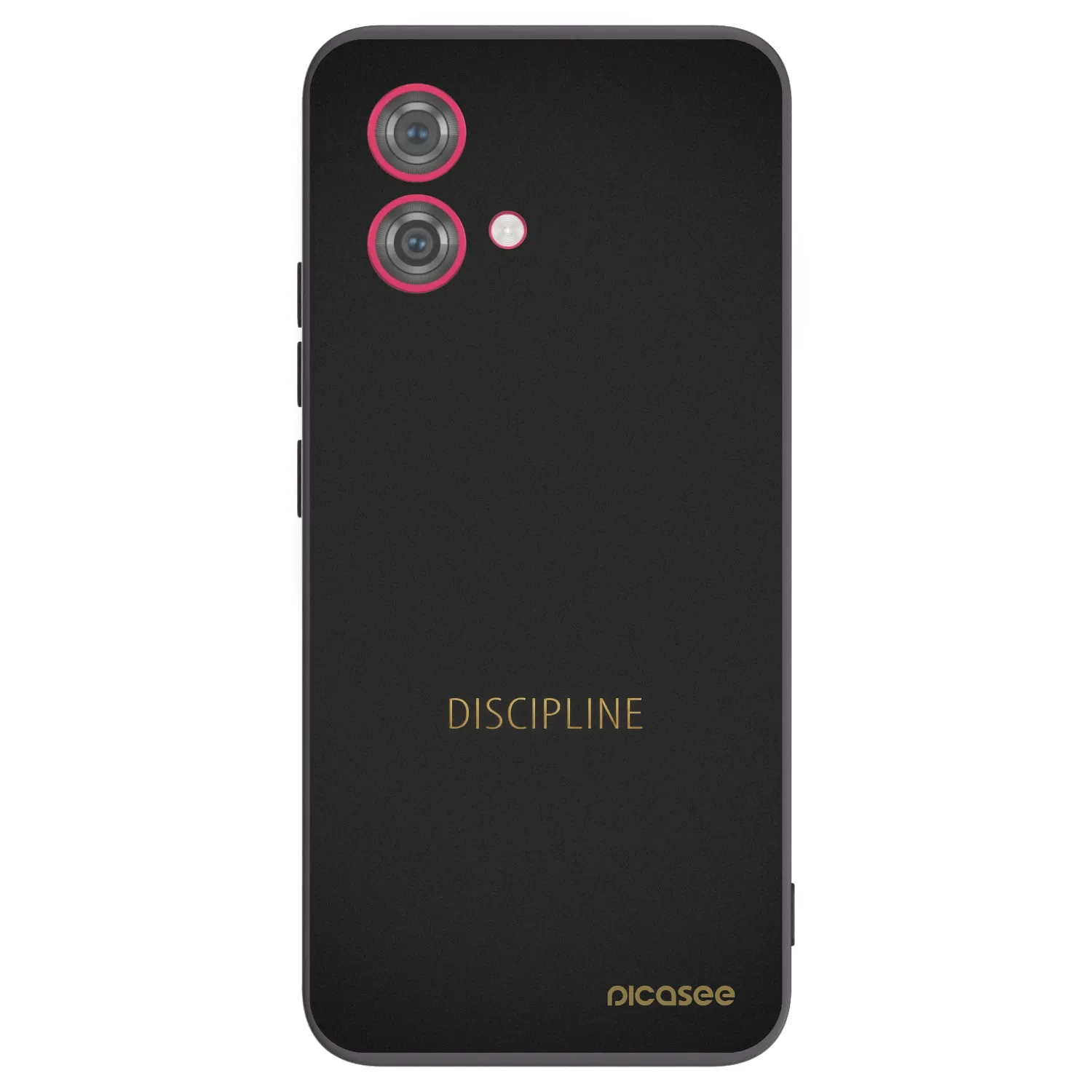 Picasee fekete szilikon tok az alábbi mobiltelefonokra Motorola Moto G84 5G - Discipline