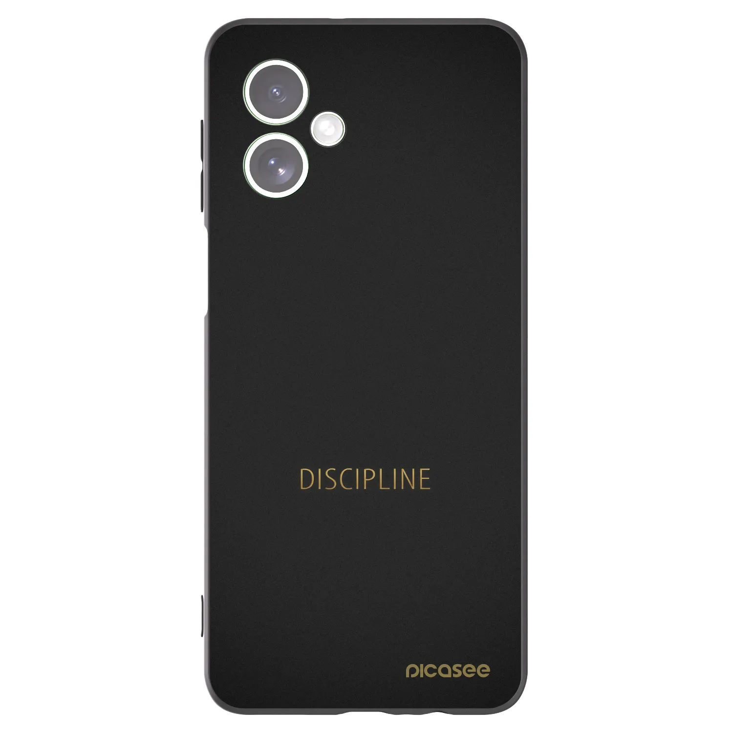 Picasee fekete szilikon tok az alábbi mobiltelefonokra Motorola Moto G54 5G - Discipline
