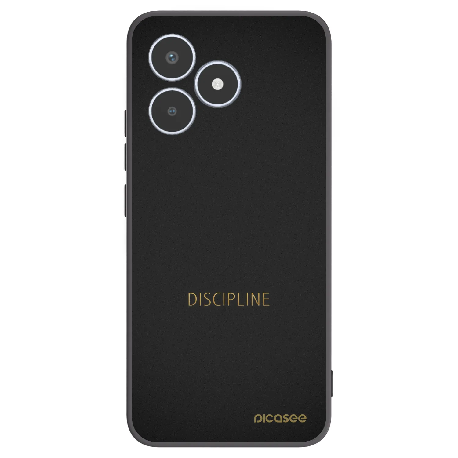 Picasee fekete szilikon tok az alábbi mobiltelefonokra Realme C53 - Discipline