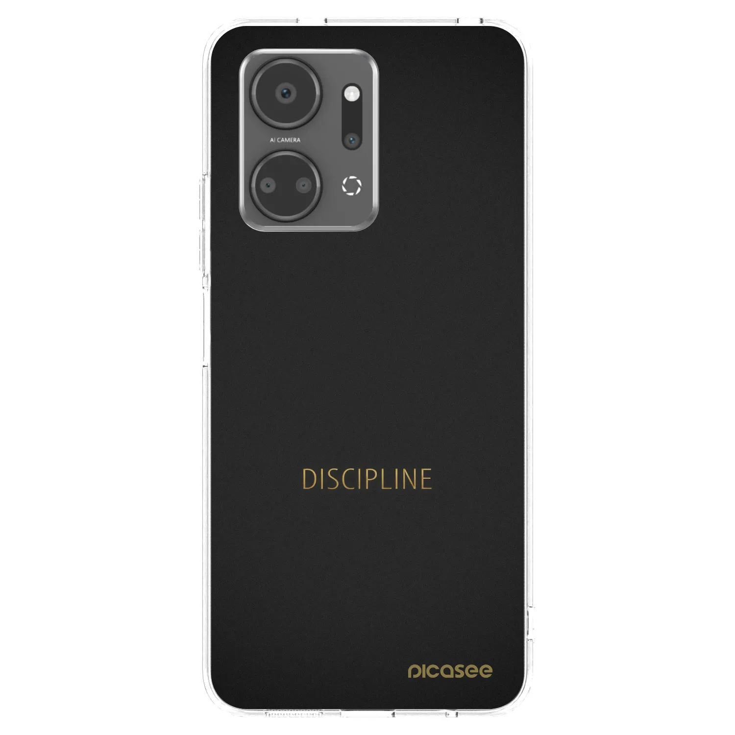 Picasee átlátszó szilikon tok az alábbi mobiltelefonokra Honor X7a - Discipline