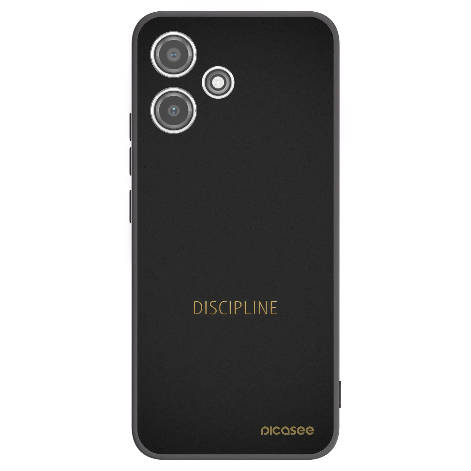 Picasee fekete szilikon tok az alábbi mobiltelefonokra Xiaomi Redmi 12 5G - Discipline