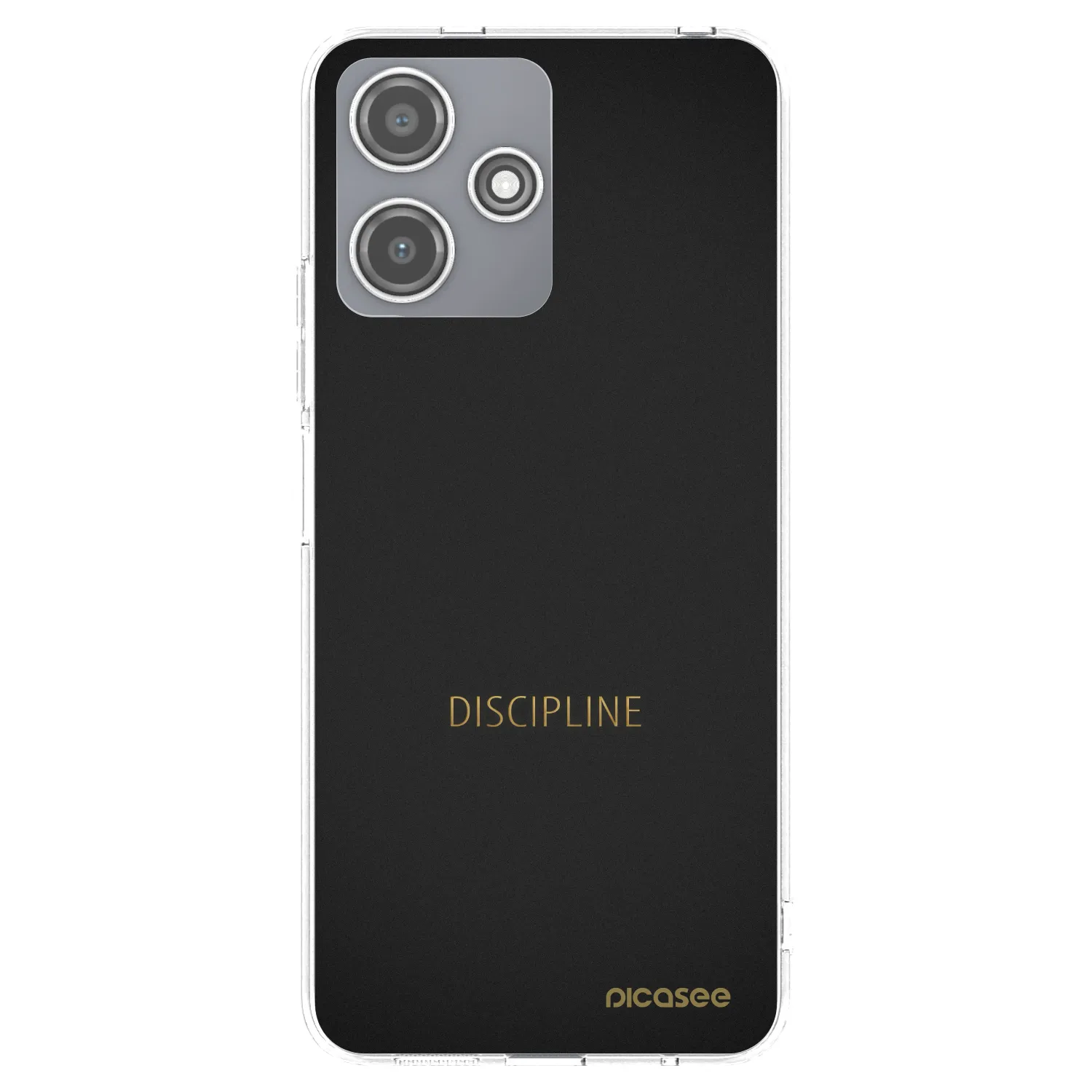 Picasee átlátszó szilikon tok az alábbi mobiltelefonokra Xiaomi Redmi 12 5G - Discipline