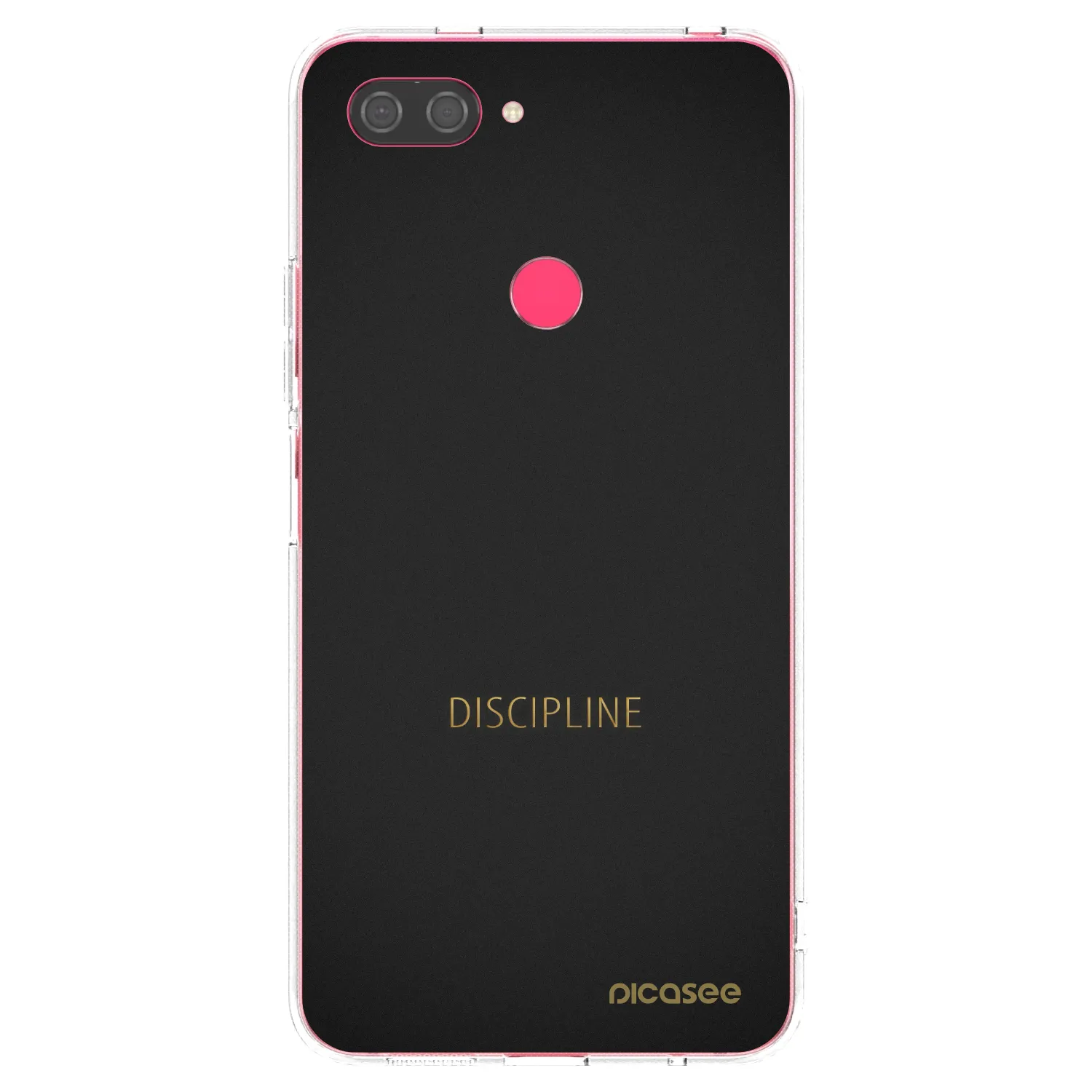 Picasee átlátszó szilikon tok az alábbi mobiltelefonokra Xiaomi Mi 8 Lite - Discipline