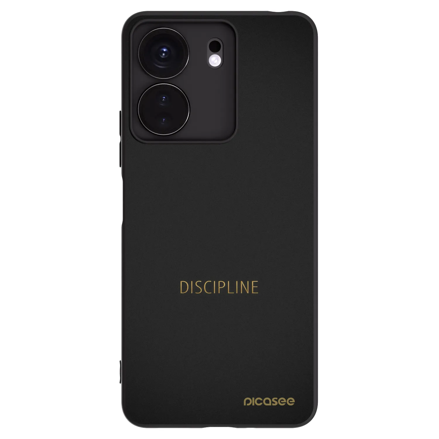 Picasee fekete szilikon tok az alábbi mobiltelefonokra Xiaomi Redmi 13C 4G - Discipline