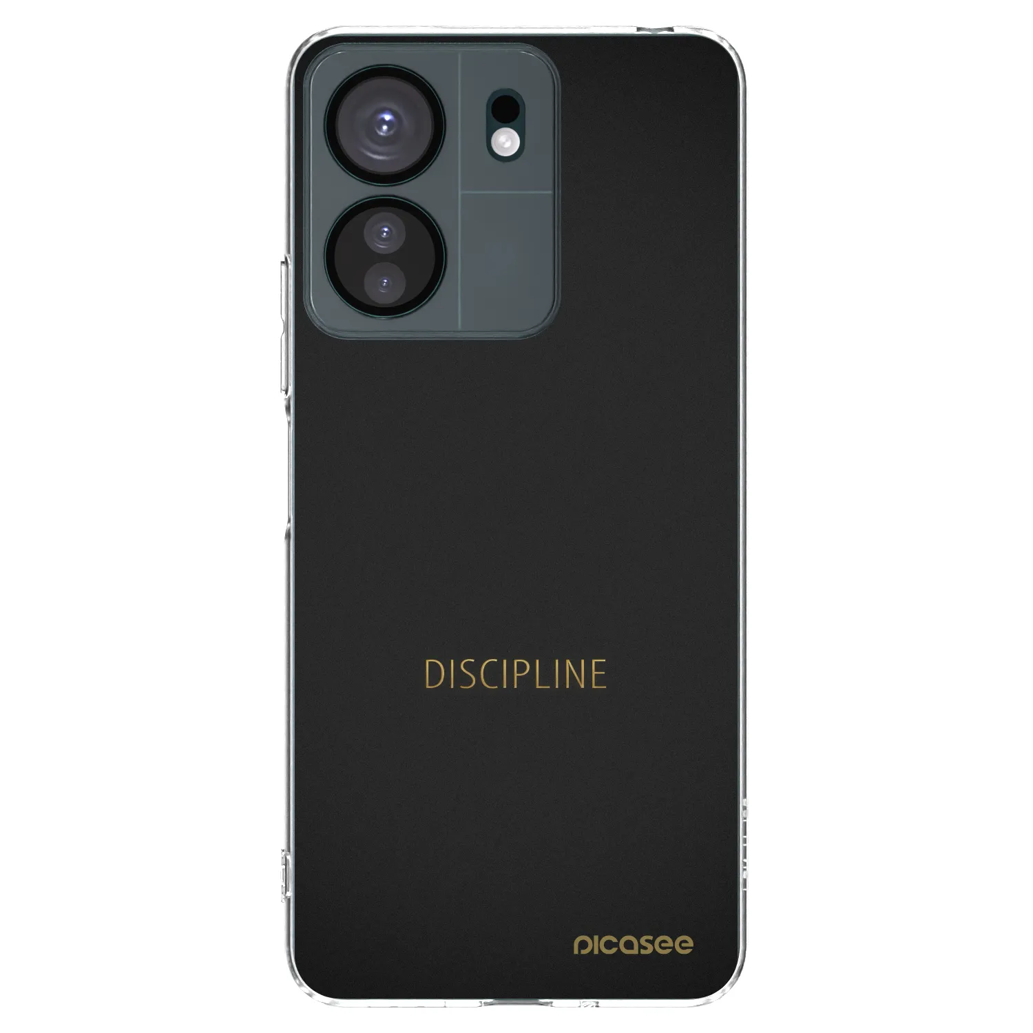 Picasee átlátszó szilikon tok az alábbi mobiltelefonokra Xiaomi Redmi 13C 4G - Discipline