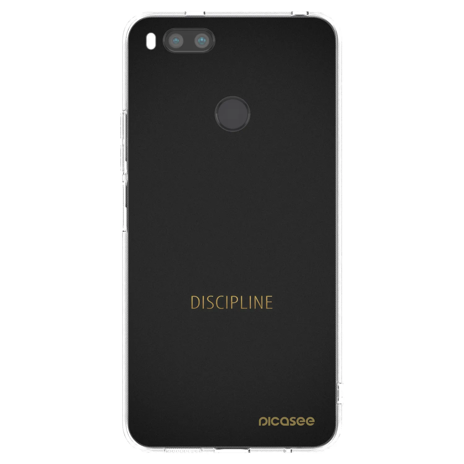 Picasee átlátszó szilikon tok az alábbi mobiltelefonokra Xiaomi Mi A1 Global - Discipline