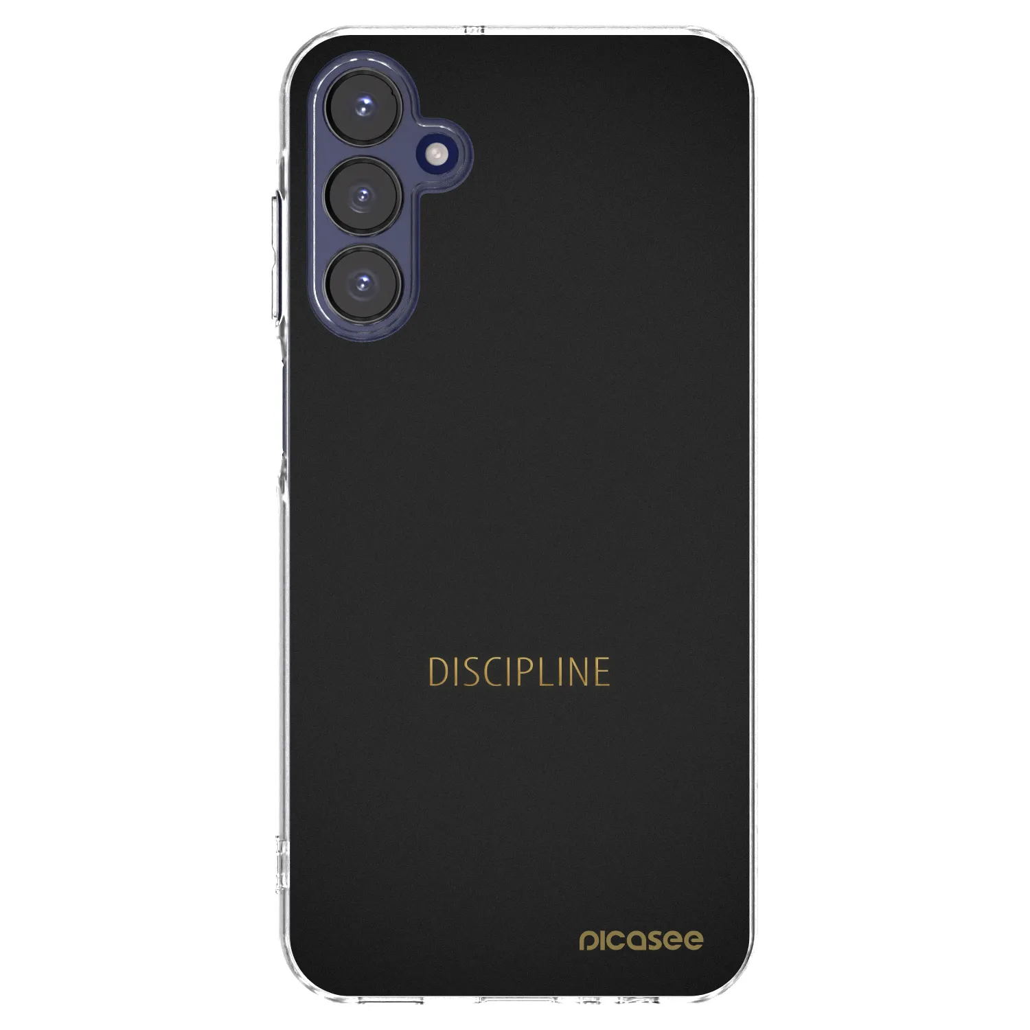 Picasee átlátszó szilikon tok az alábbi mobiltelefonokra Samsung Galaxy A15 A155F 4G - Discipline
