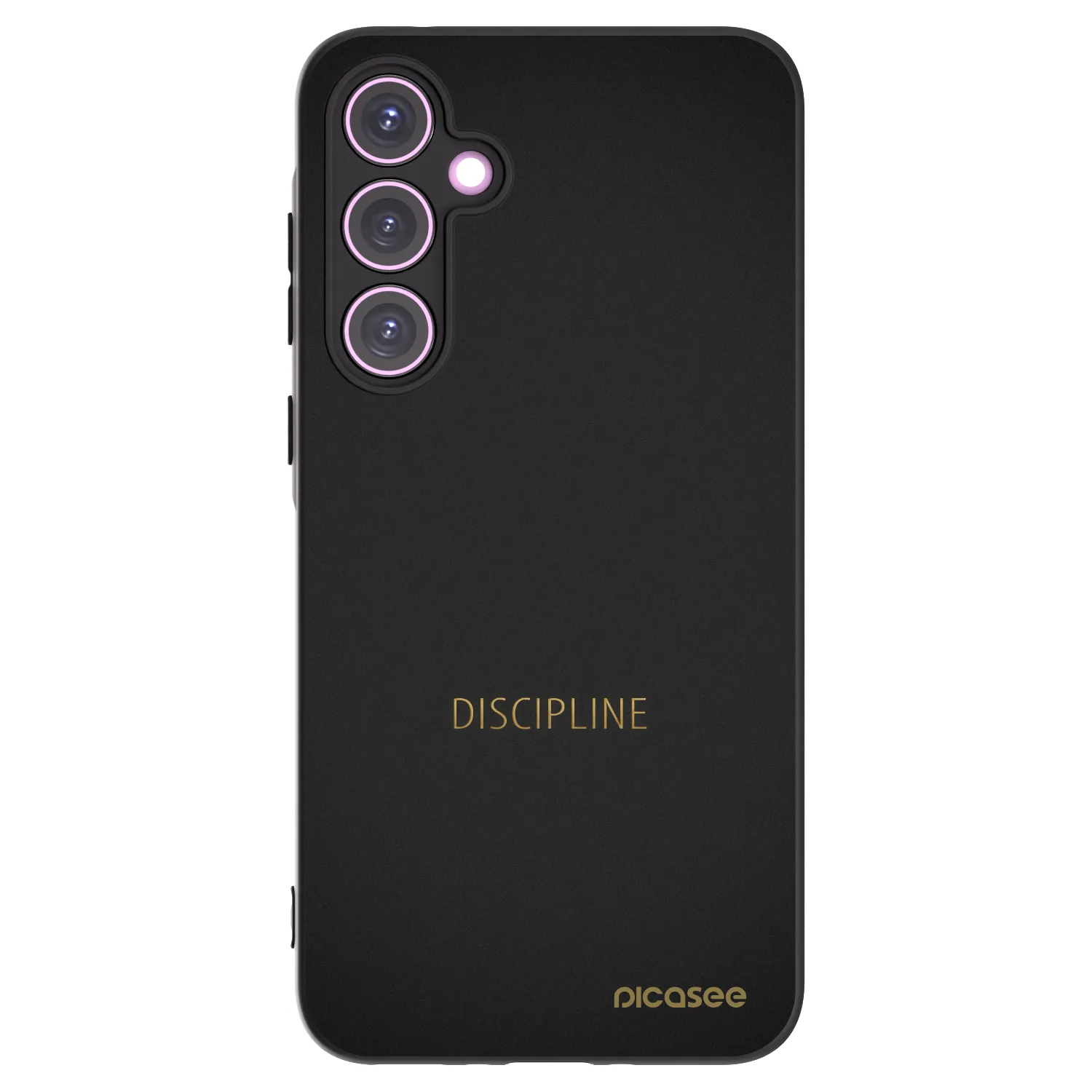 Picasee fekete szilikon tok az alábbi mobiltelefonokra Samsung Galaxy A35 5G A356B - Discipline