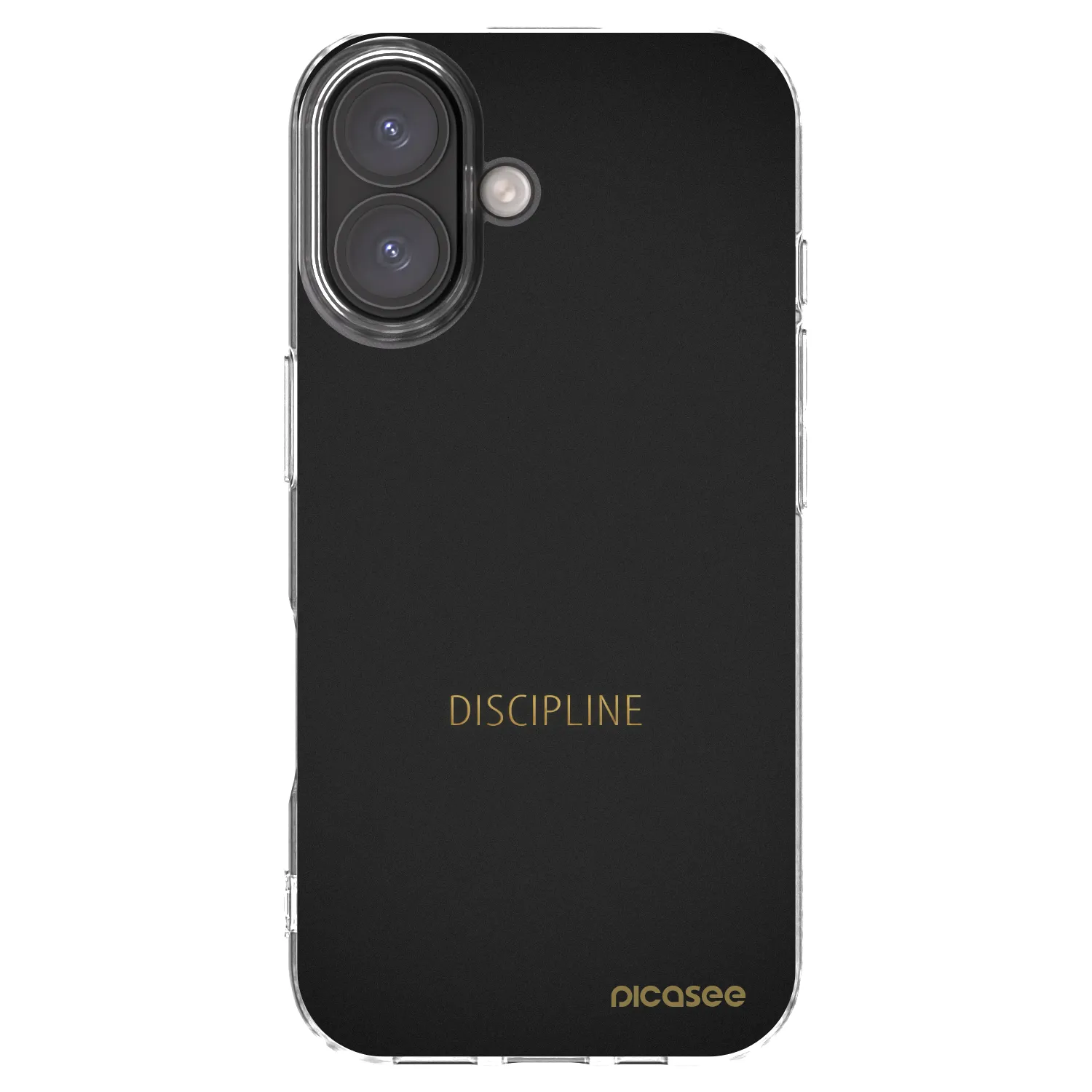 Picasee átlátszó szilikon tok az alábbi mobiltelefonokra Apple iPhone 16 - Discipline