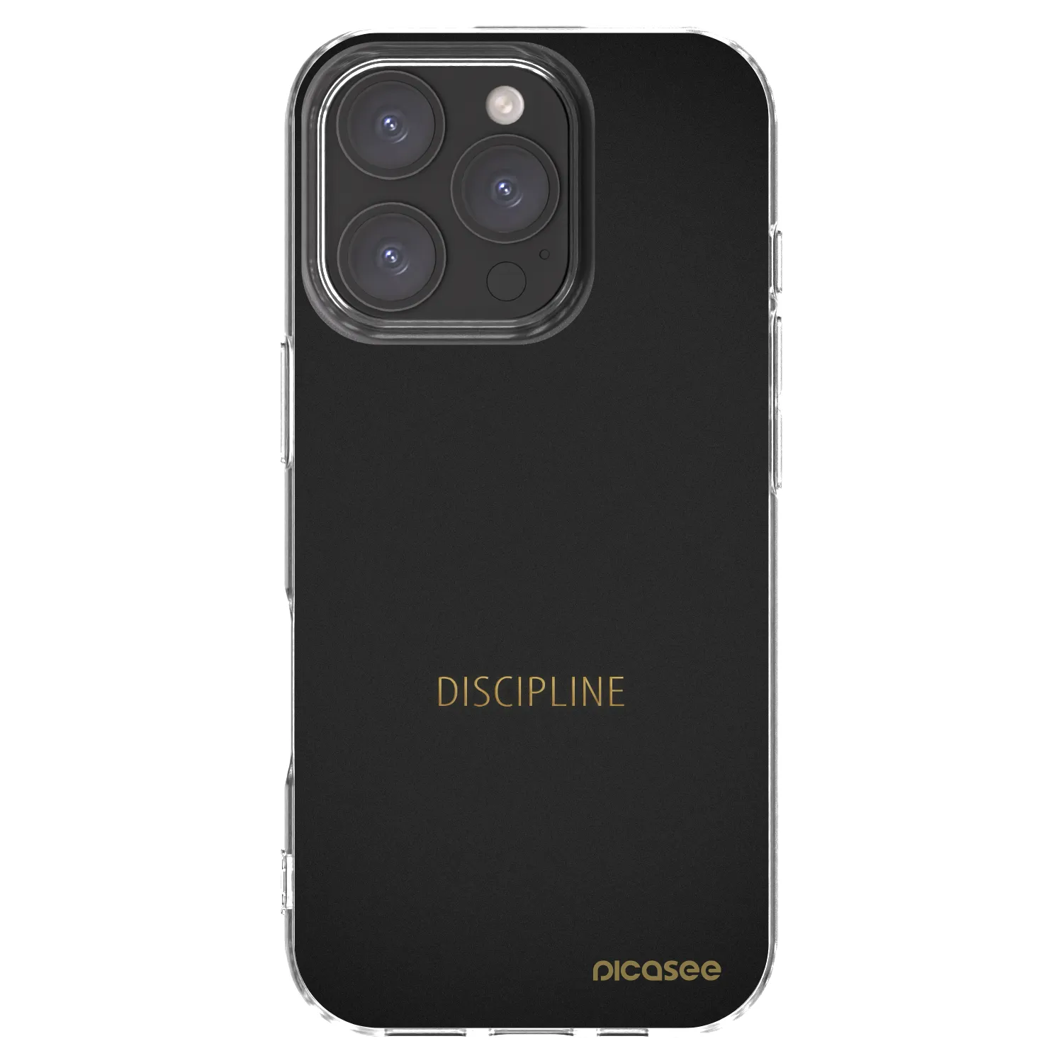 Picasee átlátszó szilikon tok az alábbi mobiltelefonokra Apple iPhone 16 Pro - Discipline