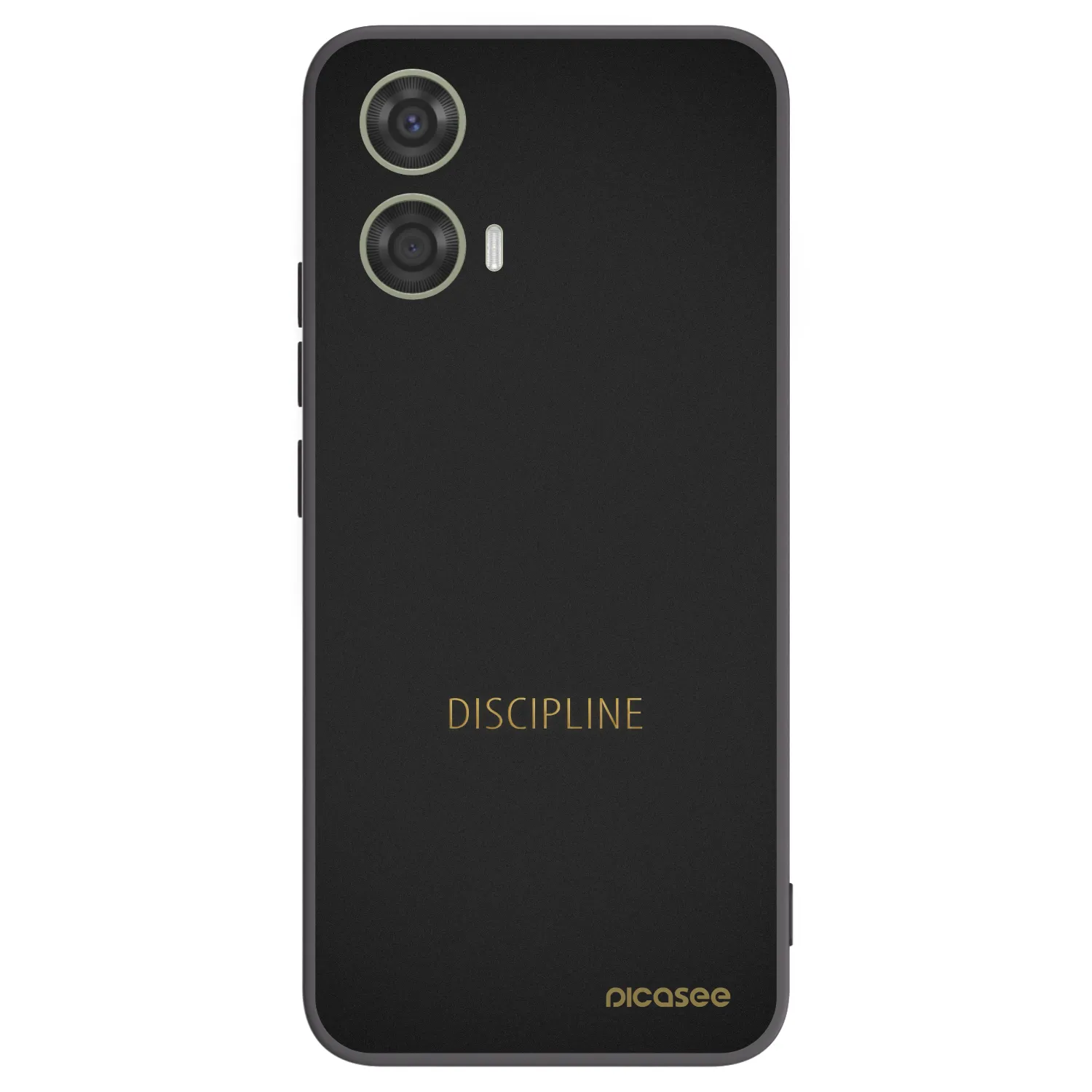 Picasee fekete szilikon tok az alábbi mobiltelefonokra Motorola Moto G24 - Discipline