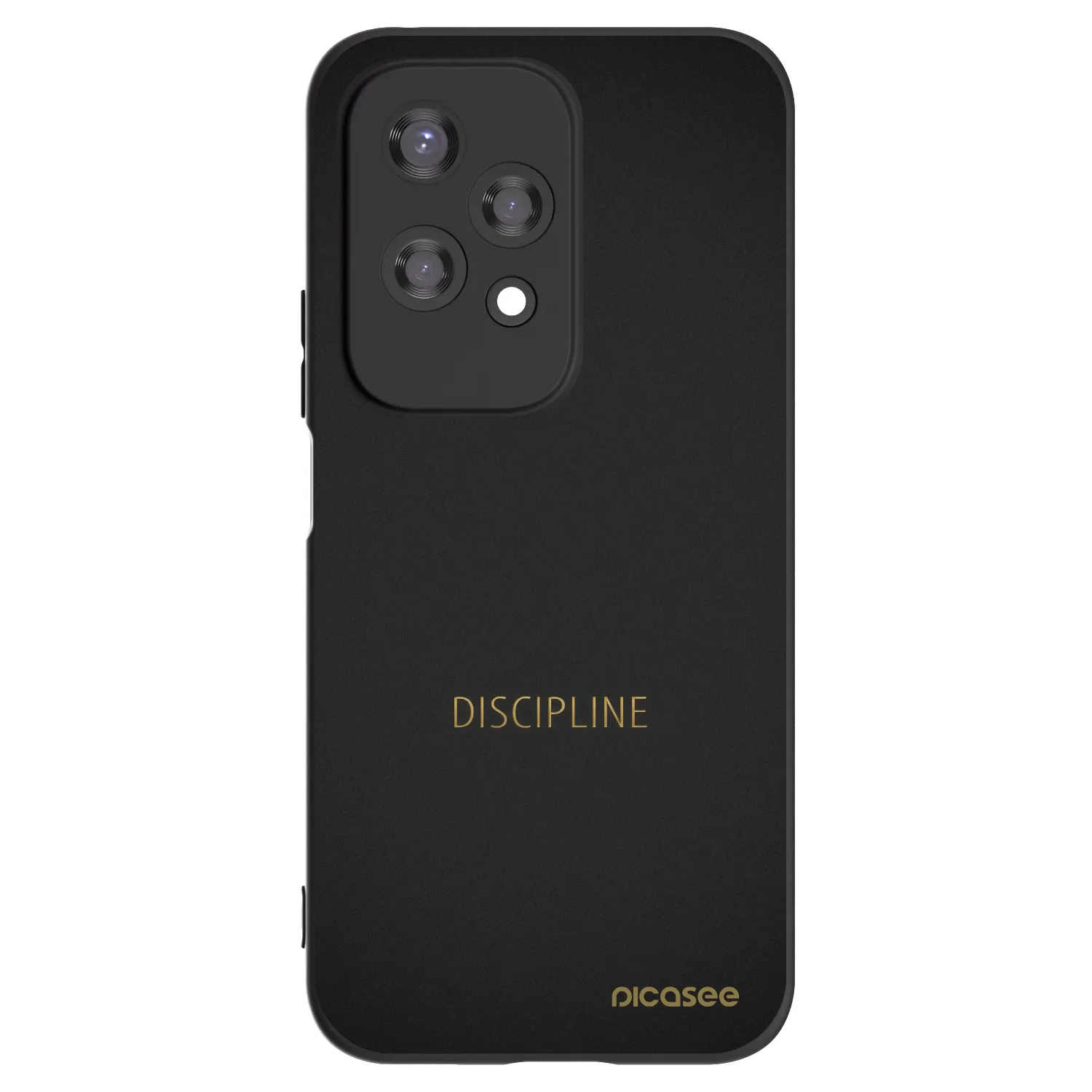 Picasee fekete szilikon tok az alábbi mobiltelefonokra Honor 200 Lite - Discipline