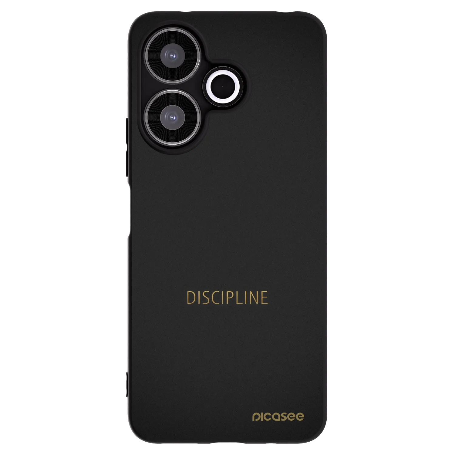 Picasee fekete szilikon tok az alábbi mobiltelefonokra Xiaomi Redmi 13 4G - Discipline