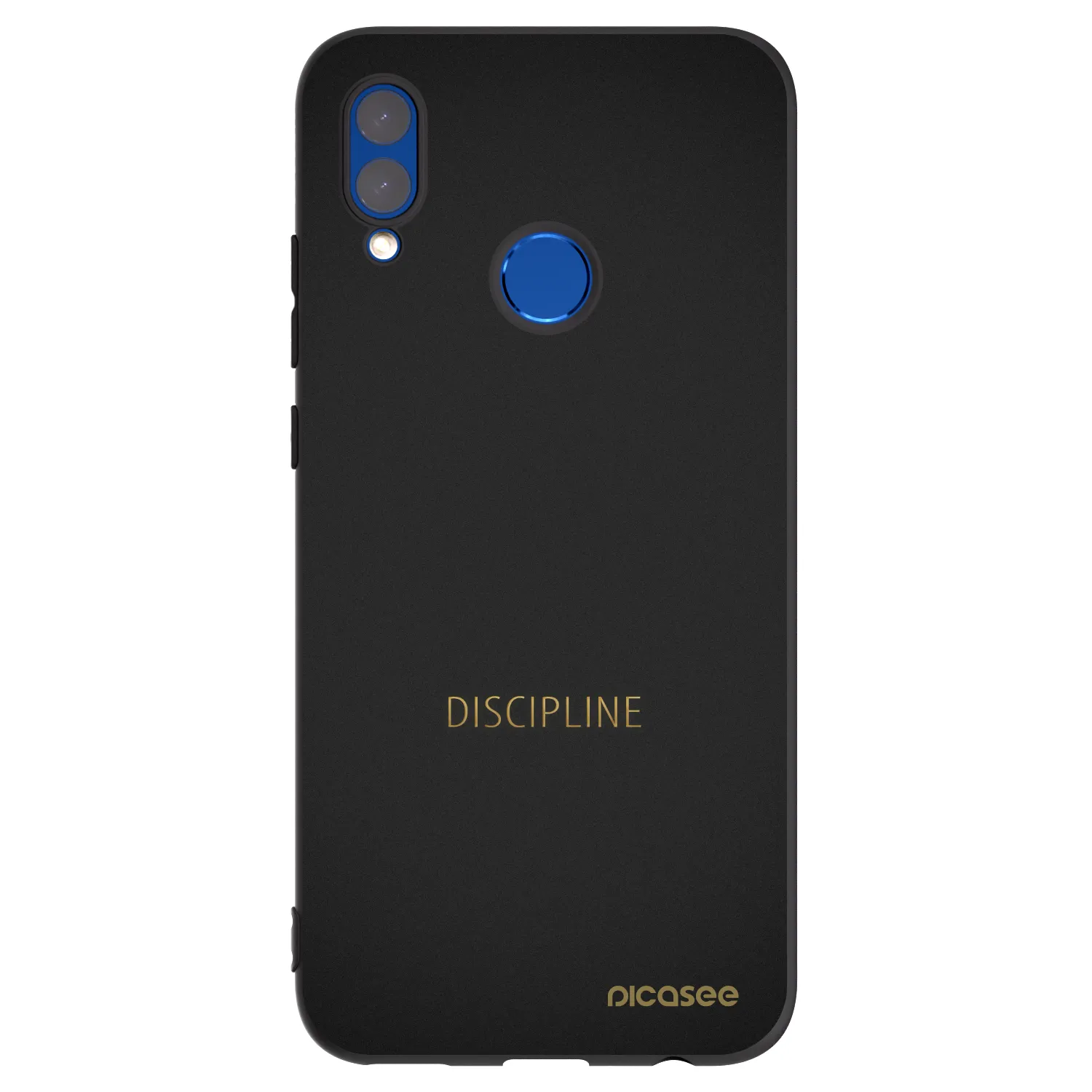 Picasee fekete szilikon tok az alábbi mobiltelefonokra Huawei P Smart 2019 - Discipline