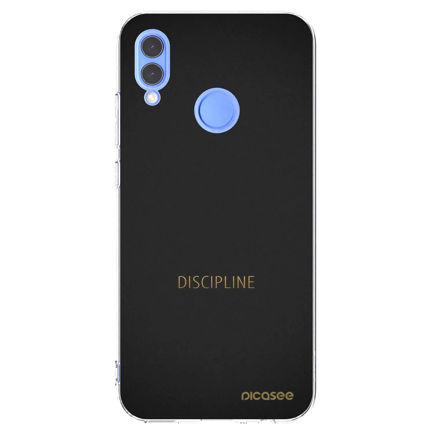 Picasee átlátszó szilikon tok az alábbi mobiltelefonokra Huawei P Smart 2019 - Discipline