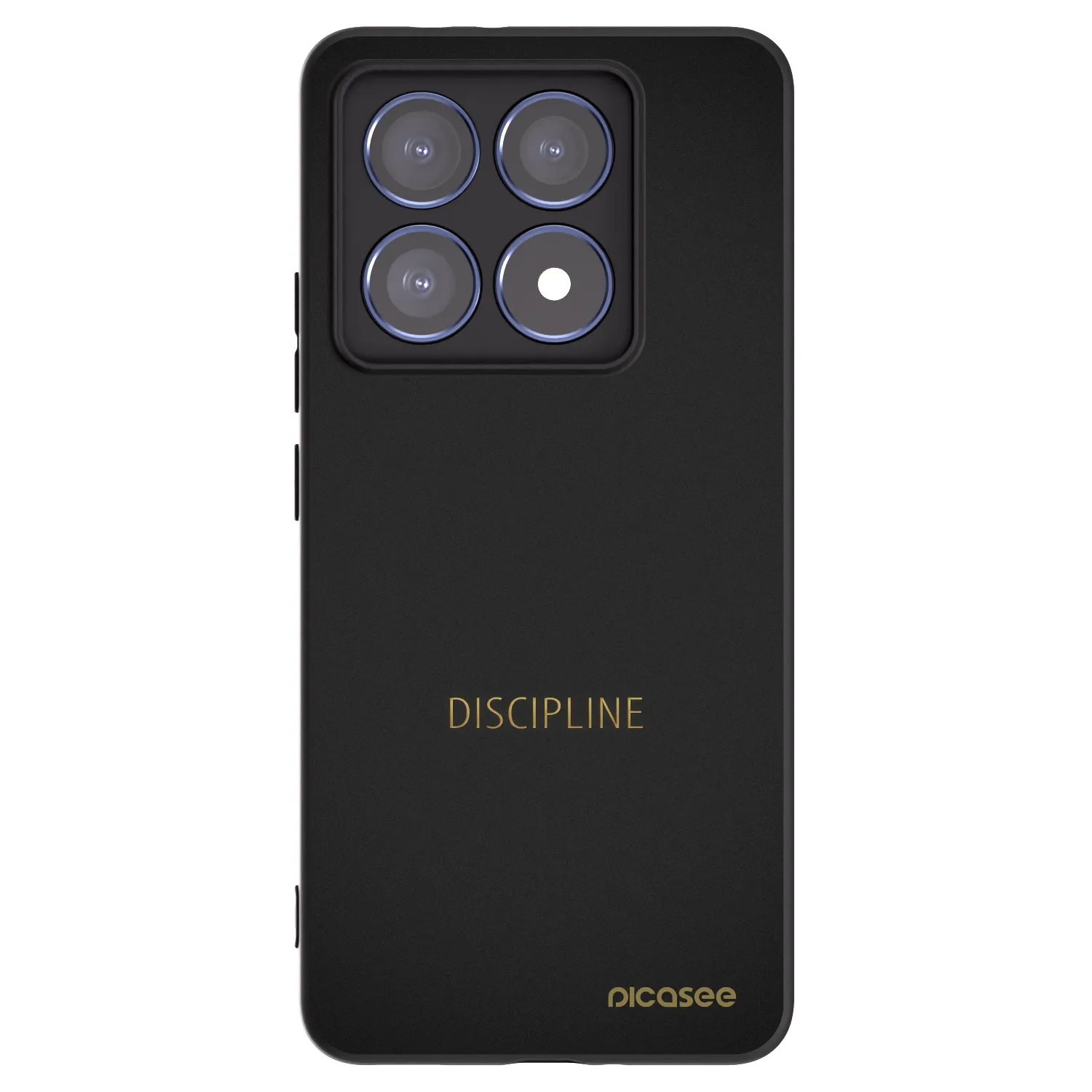 Picasee fekete szilikon tok az alábbi mobiltelefonokra Xiaomi 14T Pro - Discipline