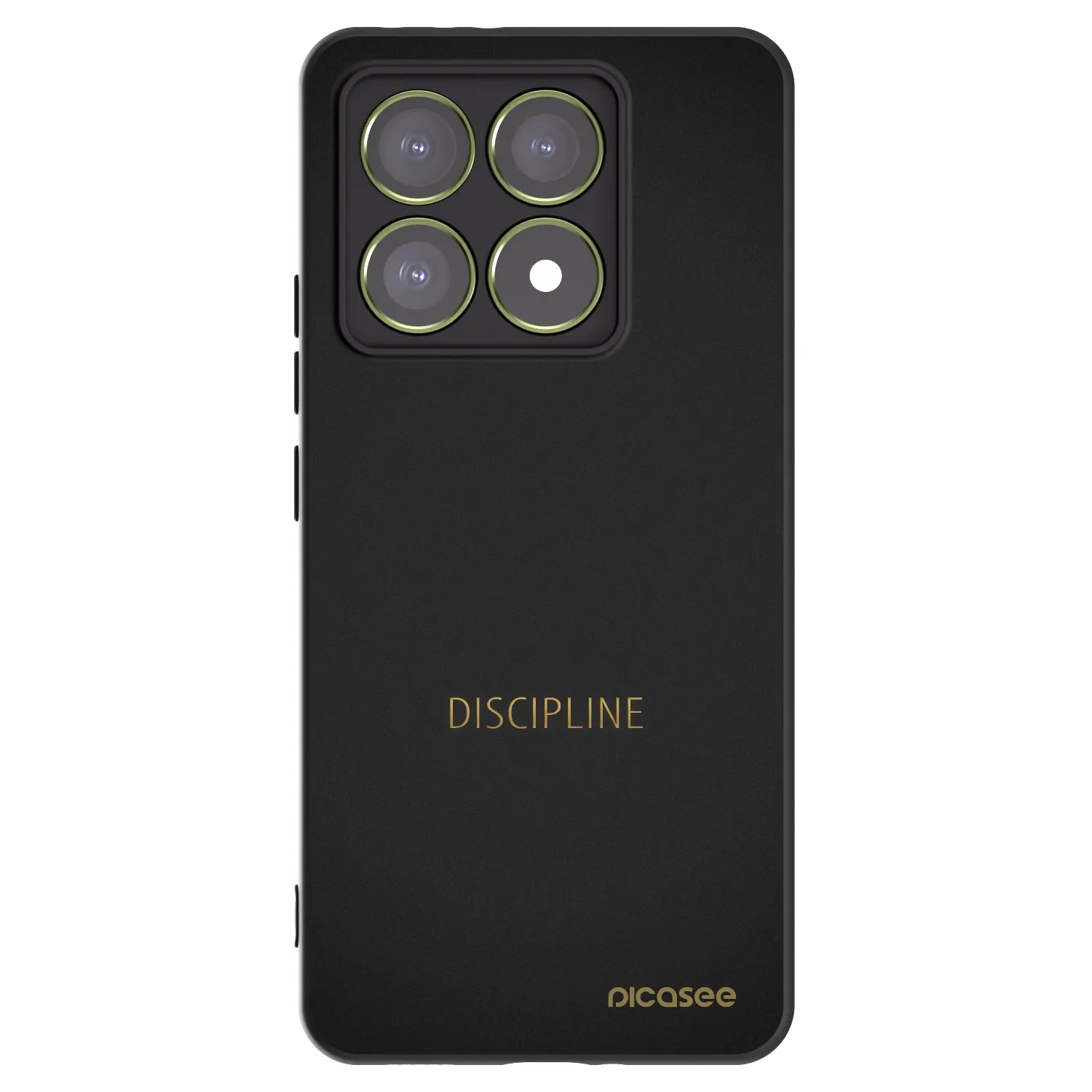 Picasee fekete szilikon tok az alábbi mobiltelefonokra Xiaomi 14T - Discipline