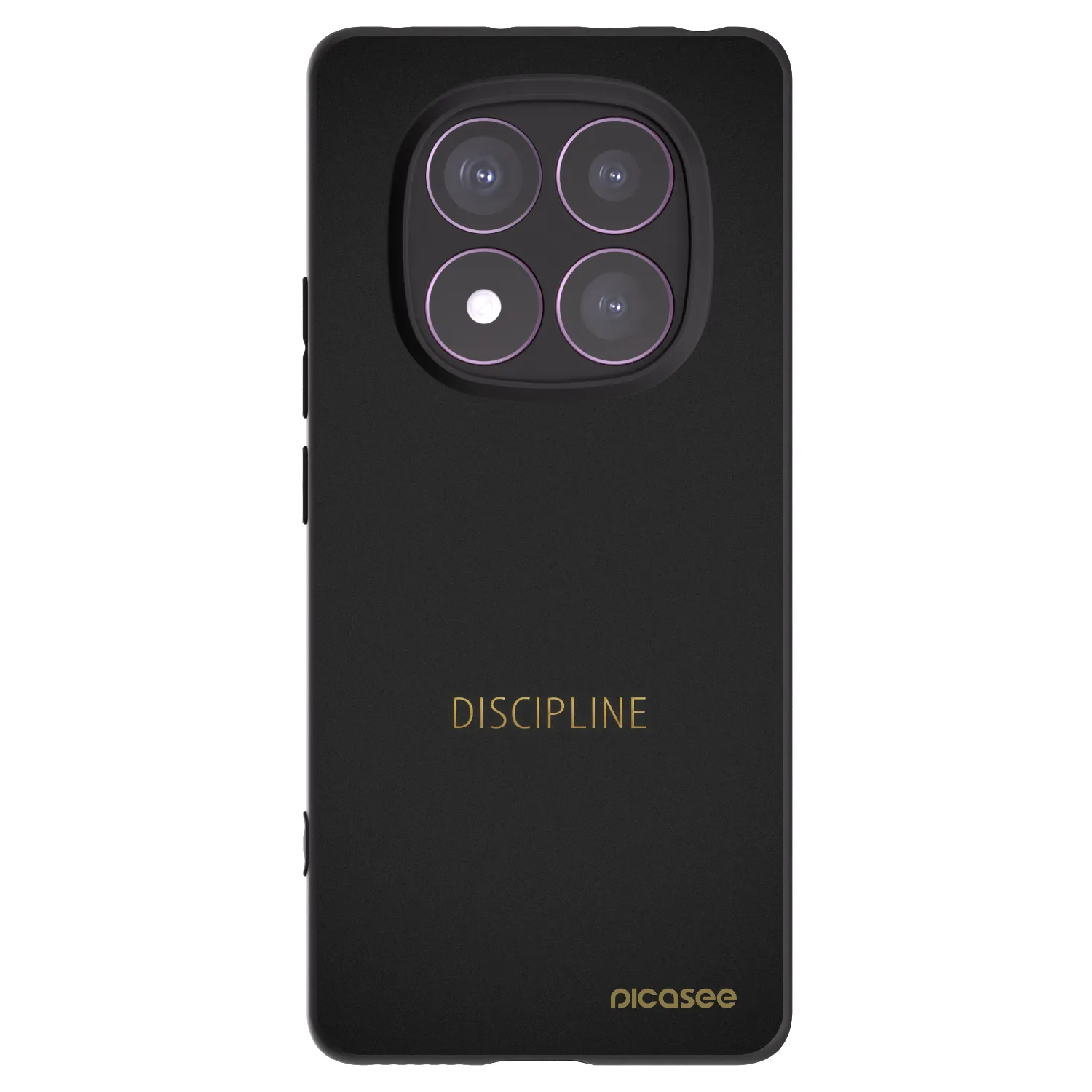 Picasee fekete szilikon tok az alábbi mobiltelefonokra Xiaomi Redmi Note 14 Pro 4G - Discipline