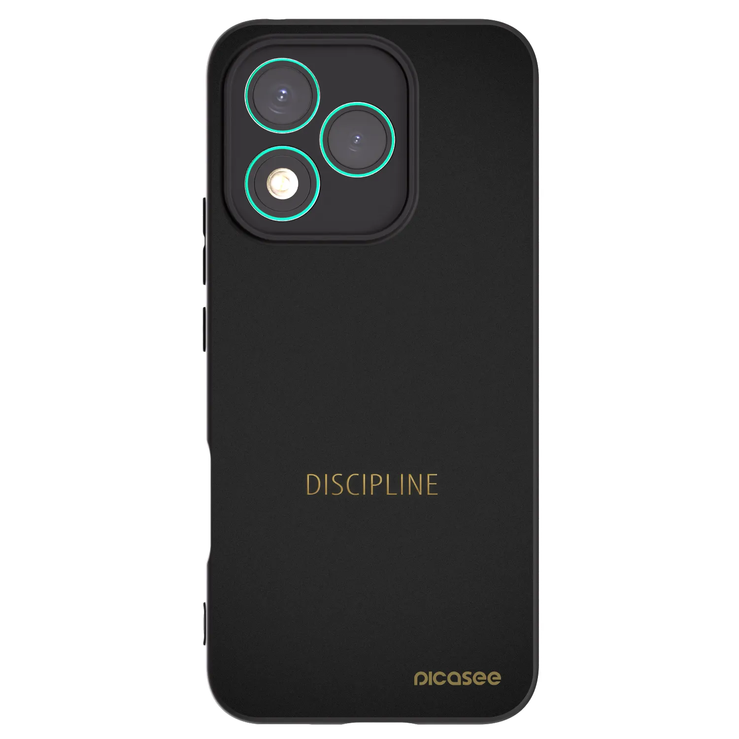 Picasee fekete szilikon tok az alábbi mobiltelefonokra Honor 400 Lite 5G - Discipline