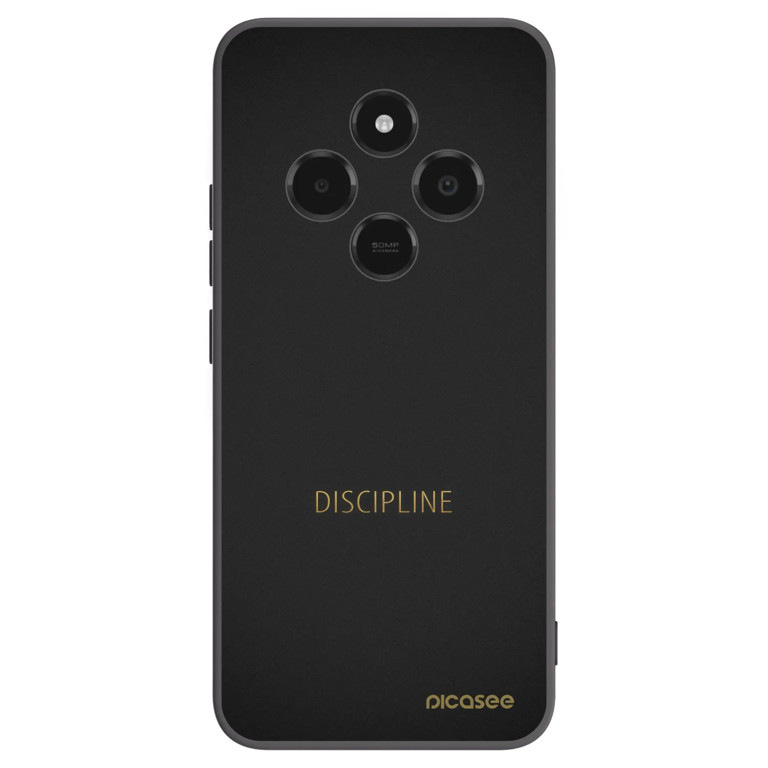 Picasee fekete szilikon tok az alábbi mobiltelefonokra Xiaomi Poco C75 - Discipline