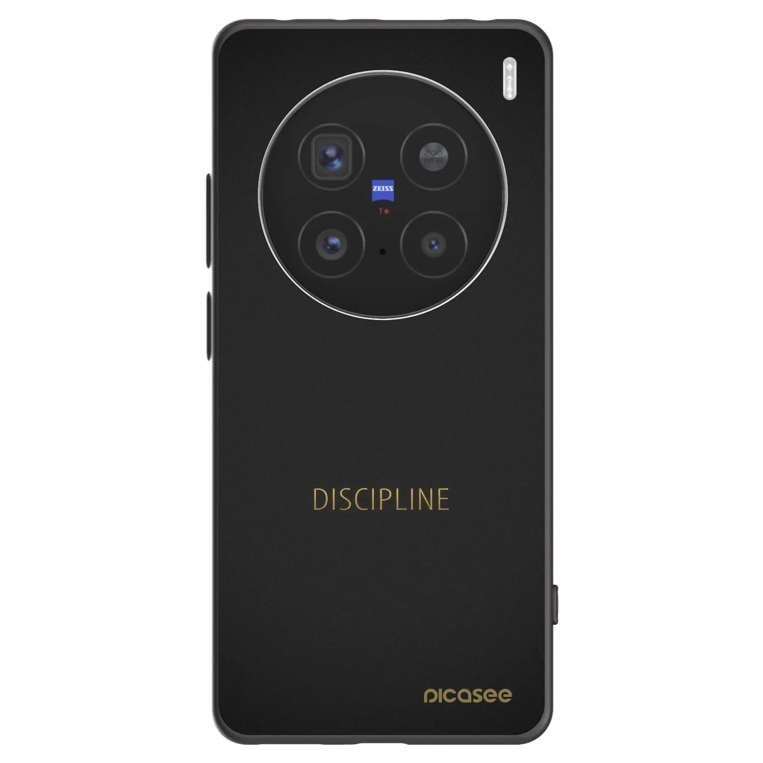 Picasee fekete szilikon tok az alábbi mobiltelefonokra Vivo X200 Pro - Discipline