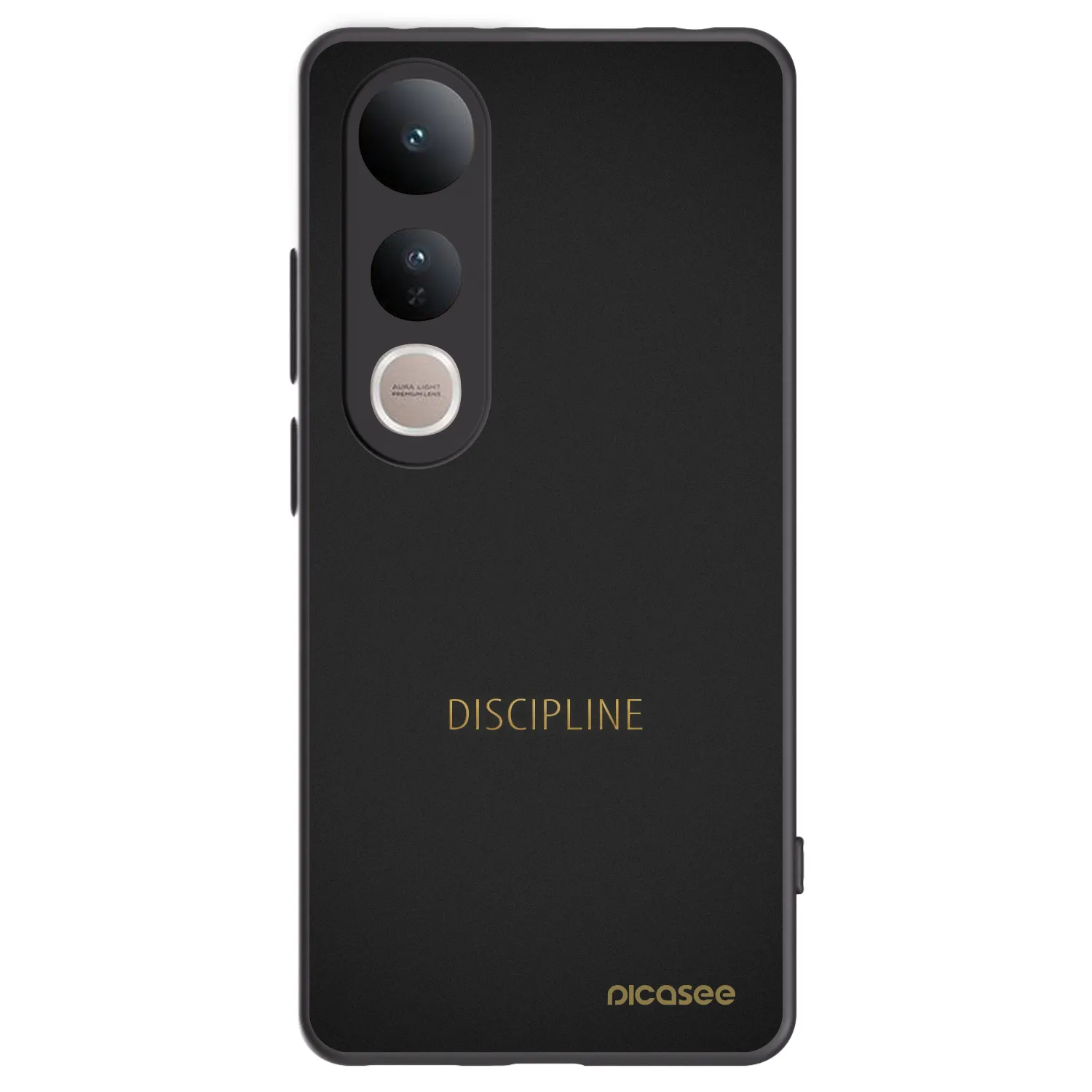 Picasee fekete szilikon tok az alábbi mobiltelefonokra Vivo V50 Lite 5G - Discipline