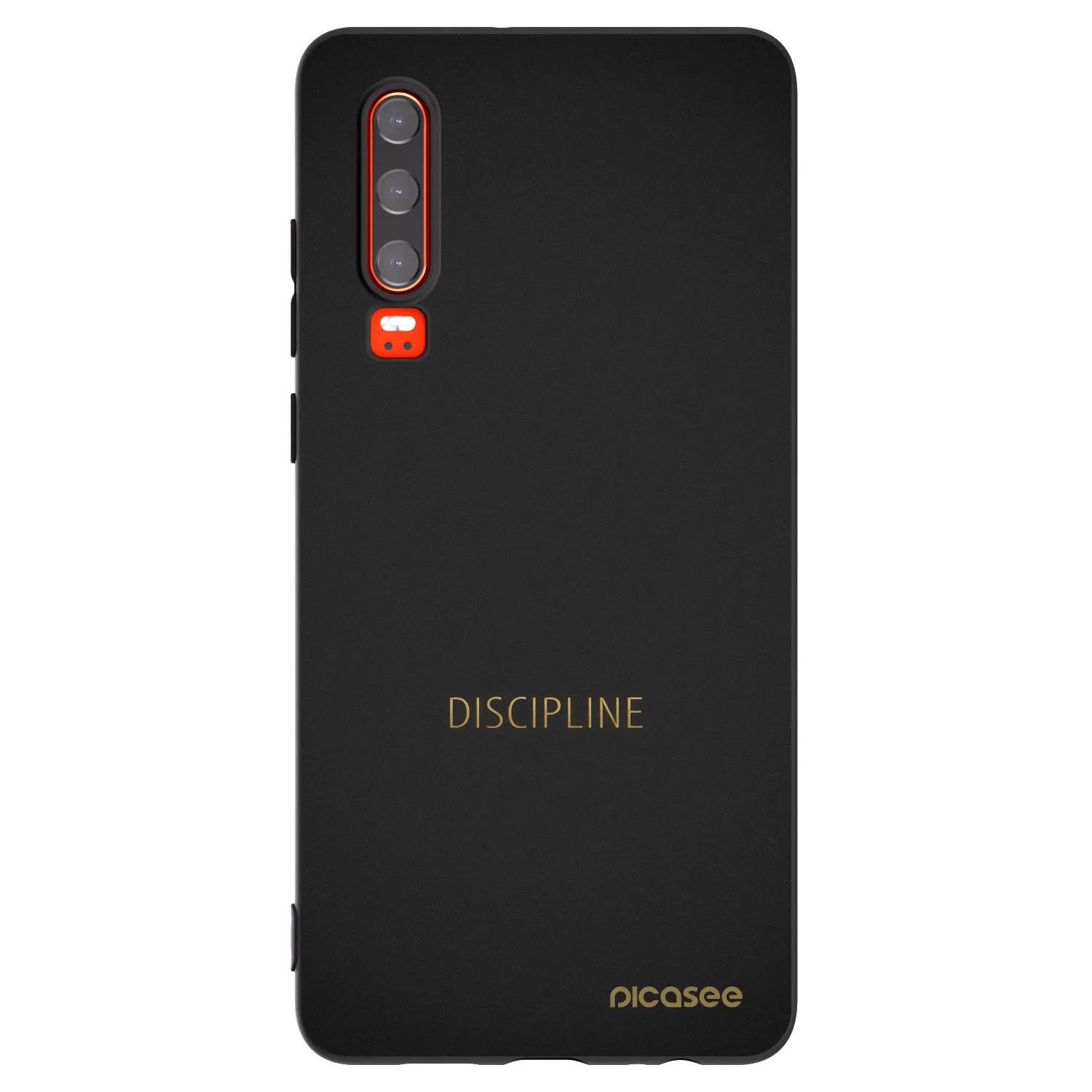 Picasee fekete szilikon tok az alábbi mobiltelefonokra Huawei P30 - Discipline